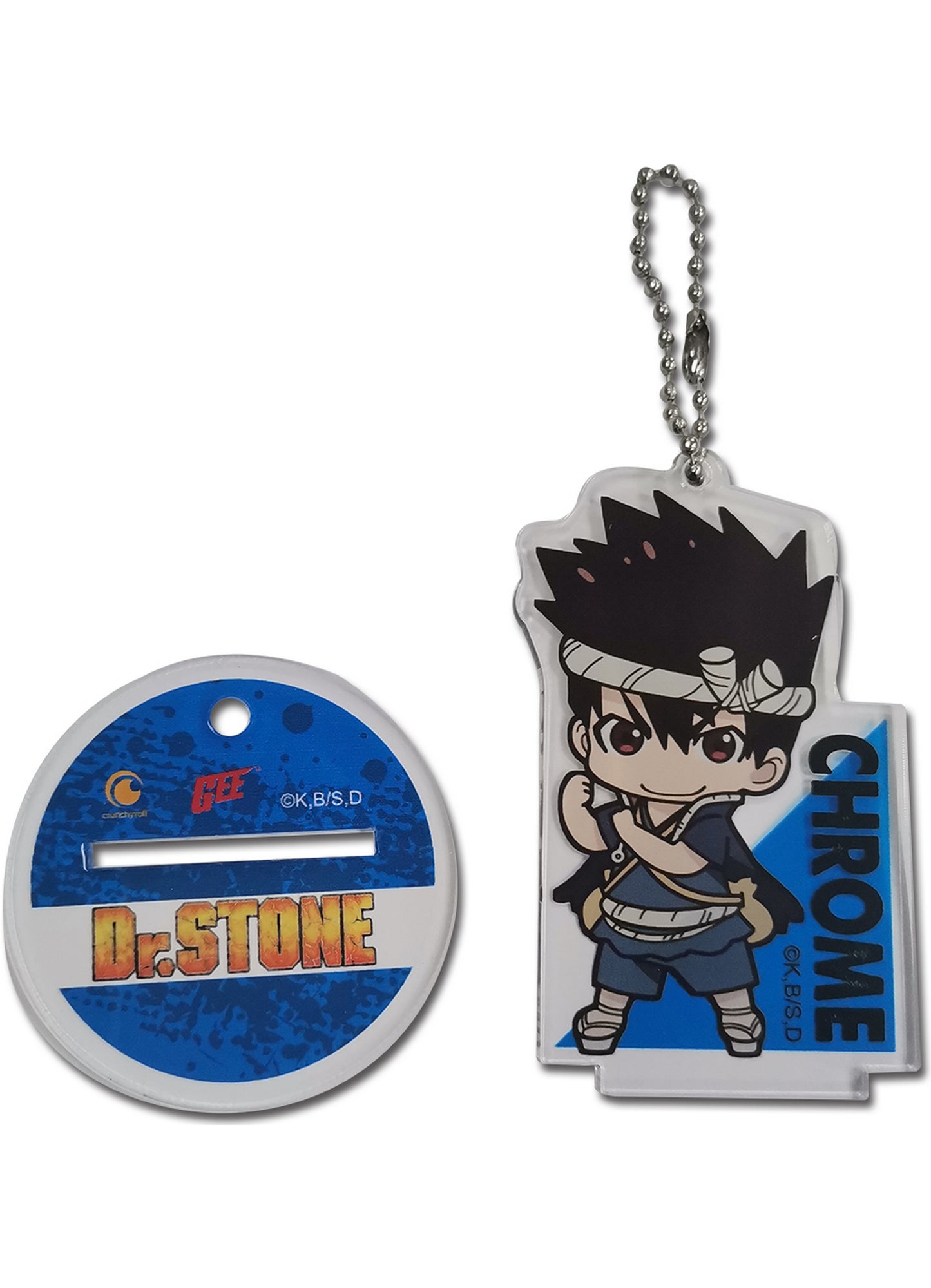Dr. Stone - Chrome SD Acrylic Keychain
