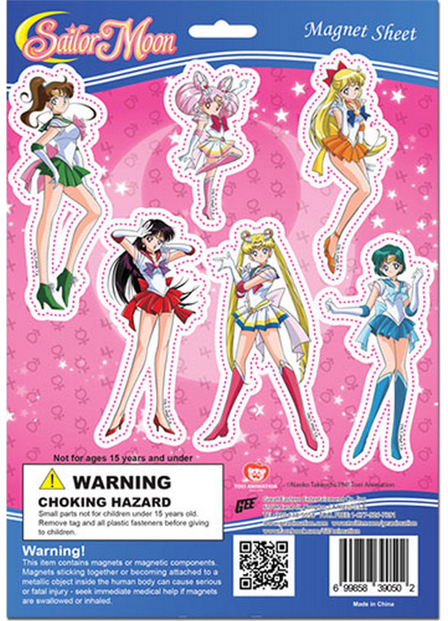 Sailor Moon Super S - Inner Senshi Super S Magnet Sheet Set