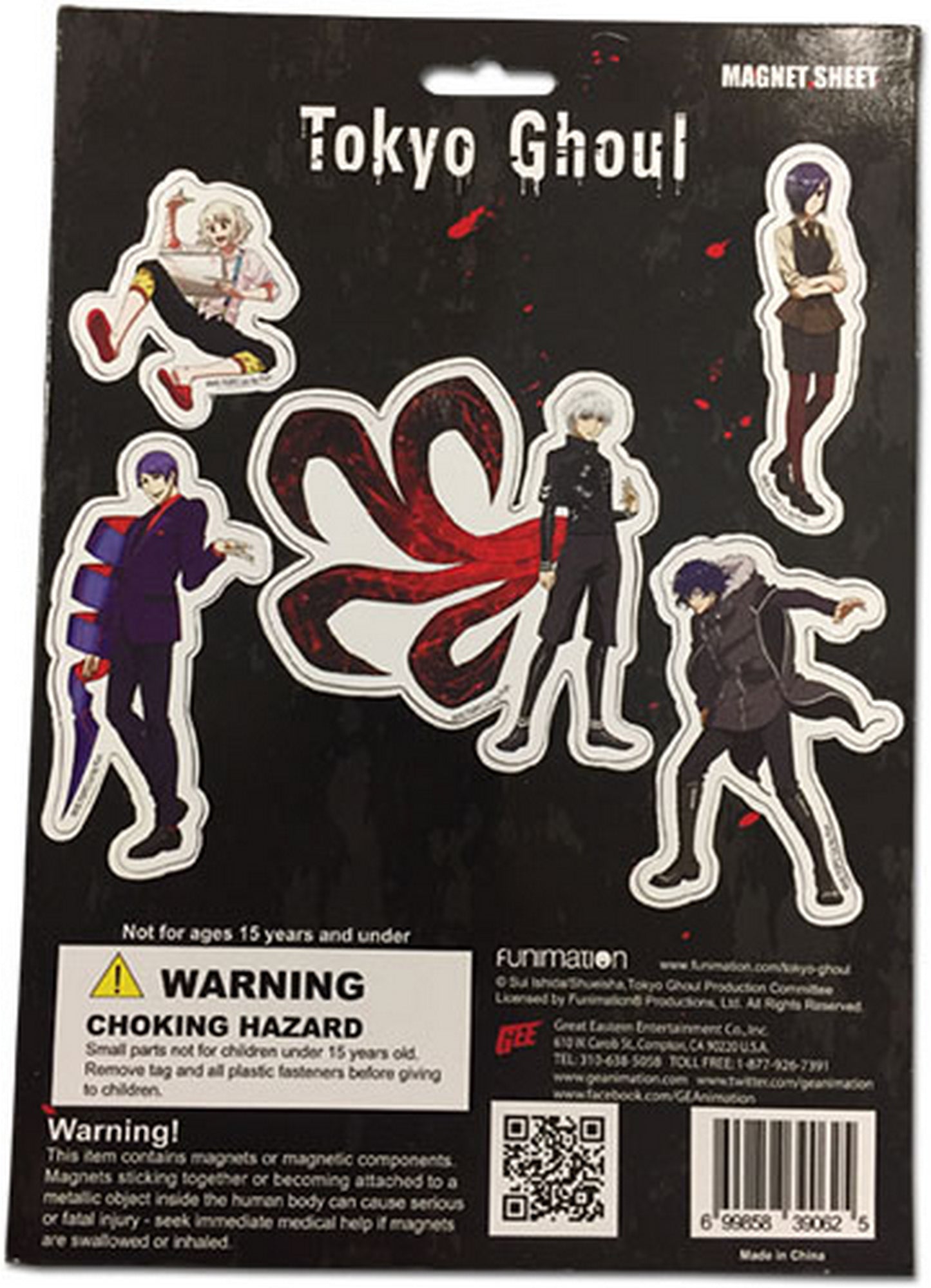 Tokyo Ghoul - Group Magnet Sheet