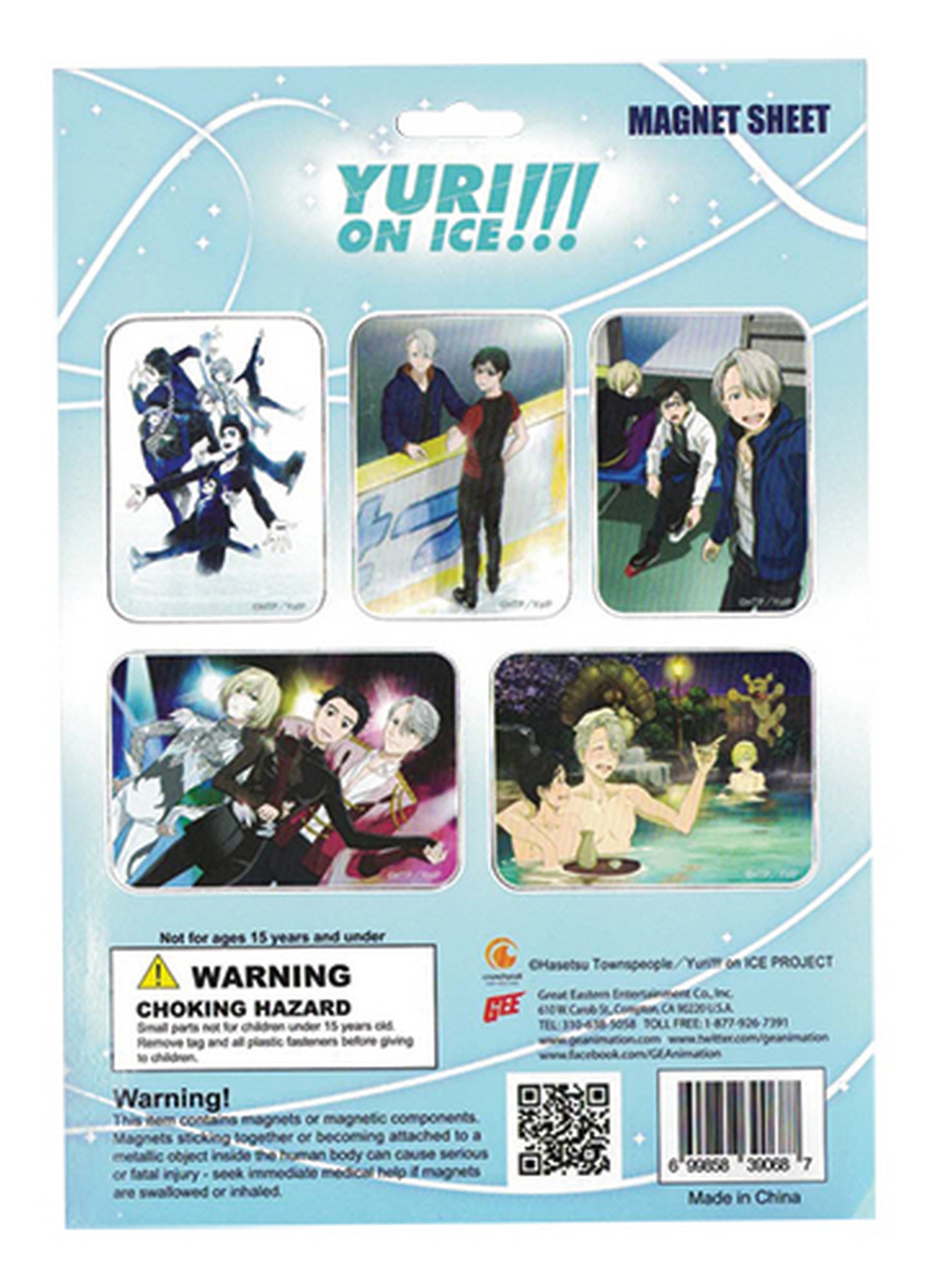 Yuri! On Ice - Group Magnet Sheet