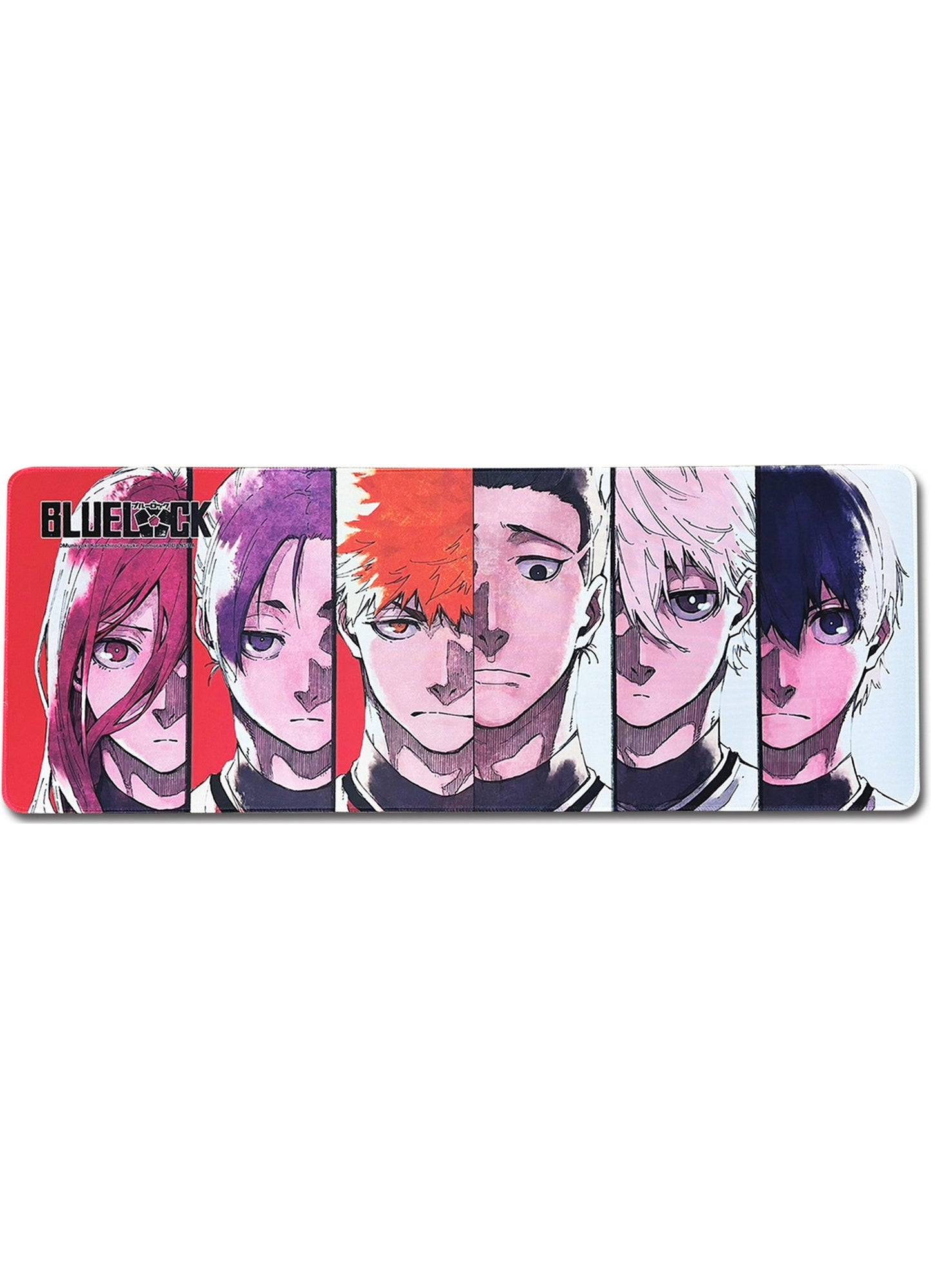 Blue Lock (Comic) - Hyoma Chigiri, Reo Mikage & Rensuke Kunigami Vs Shoei Baro, Seishiro Nagi & Yoichi Isagi Mouse Pad