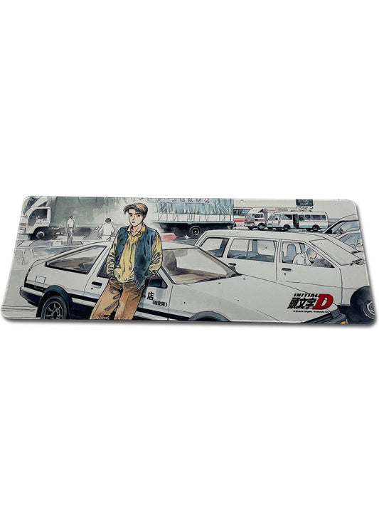 Initial D - Takumi Fujiwara w/ AE86 Mouse Pad Desk Mat