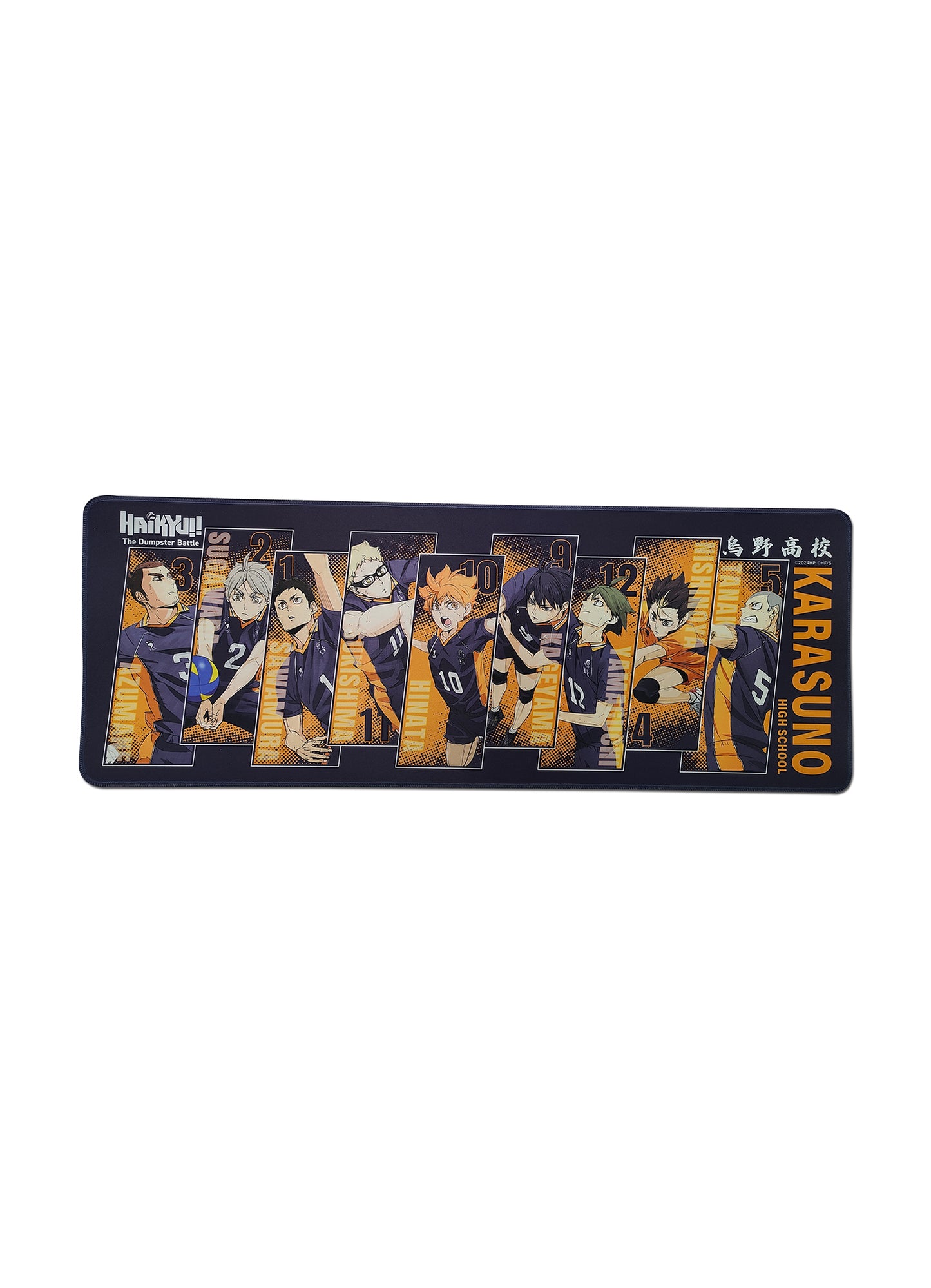 Haikyu The Dumpster Battle - Karasuno High School Group Mouse Pad 31.5"W x 11.8"H