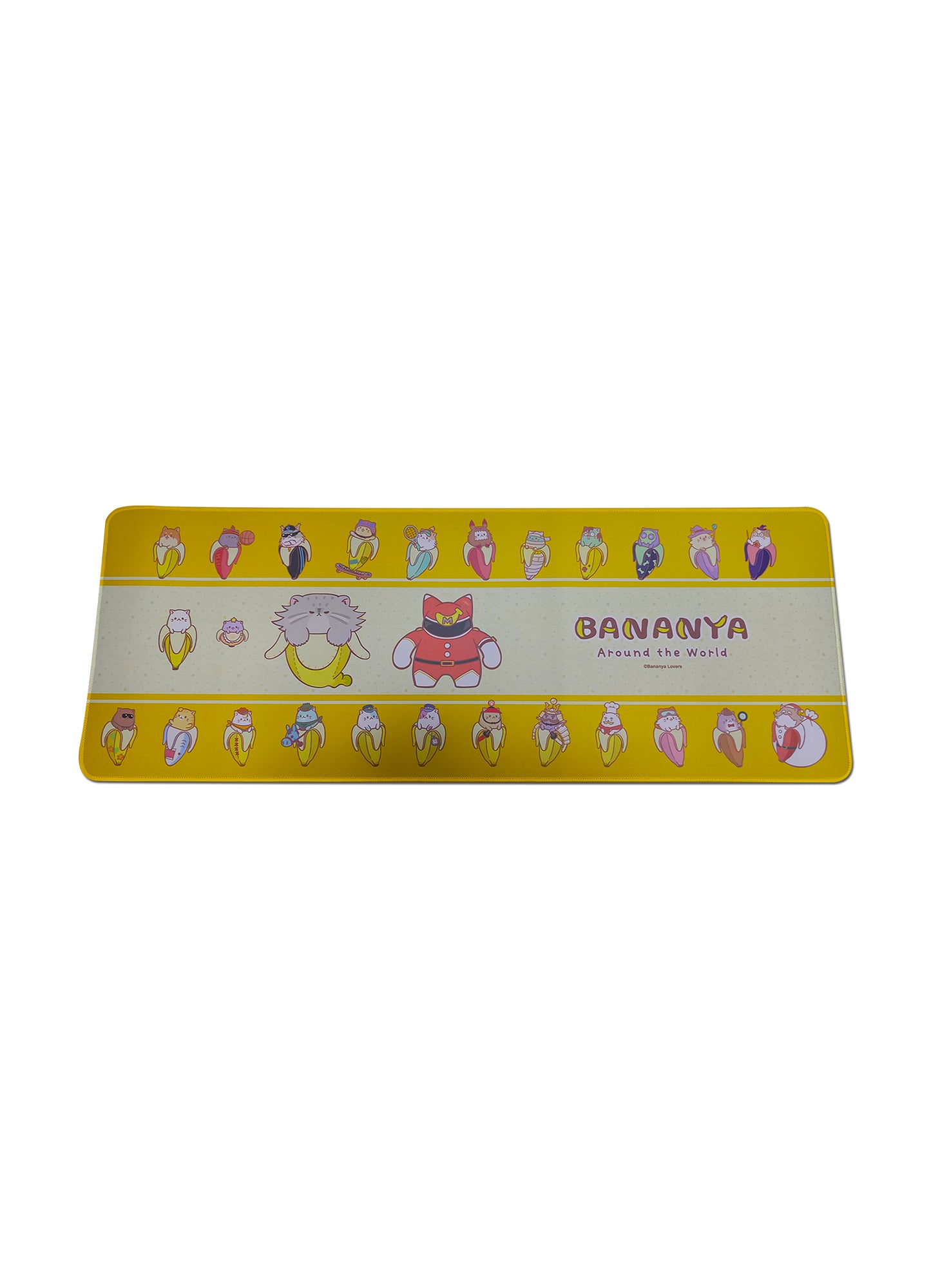 Bananya S3 - Group Character Art Mouse Pad 31.5"W x 11.8"H