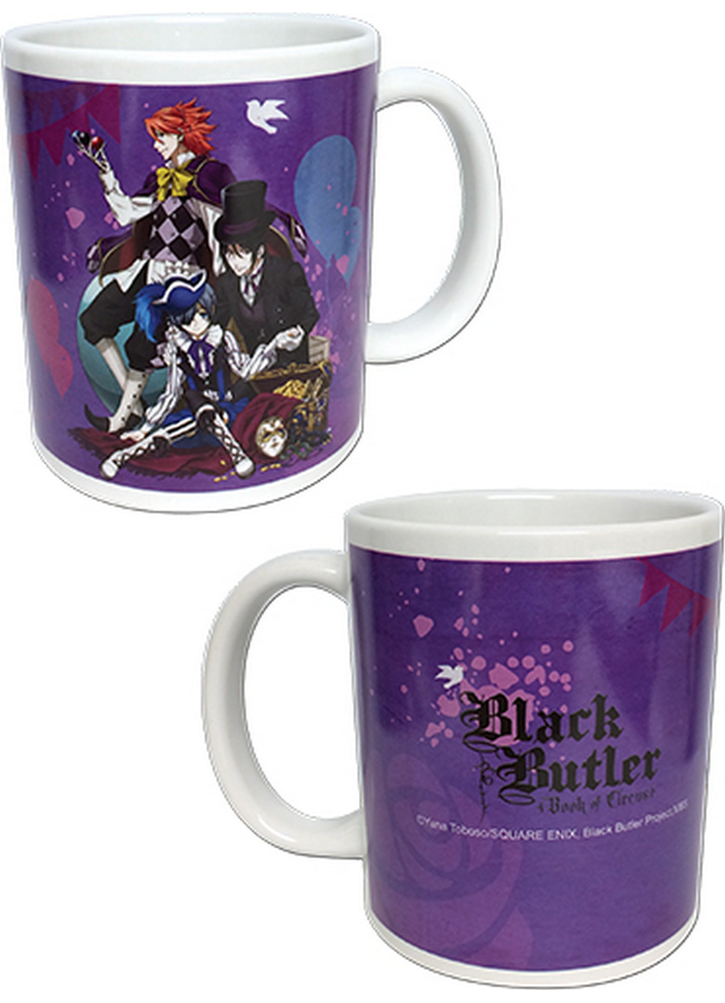 Black Butler Book Of Circus - Ciel Phantomhive, Sebastian Michaelis & Joker Mug