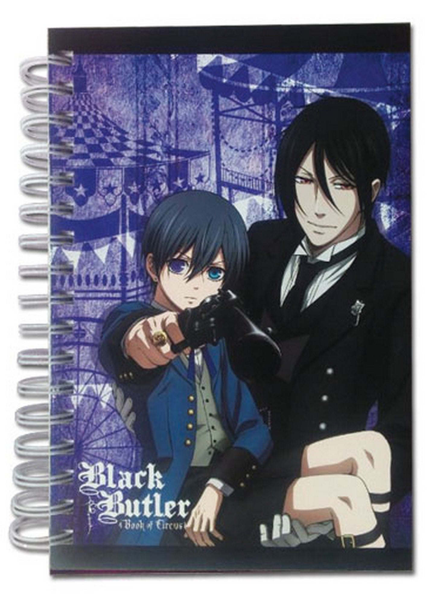 Black Butler Book Of Circus - Ciel Phantomhive & Sebastian Michaelis Hardcover Notebook