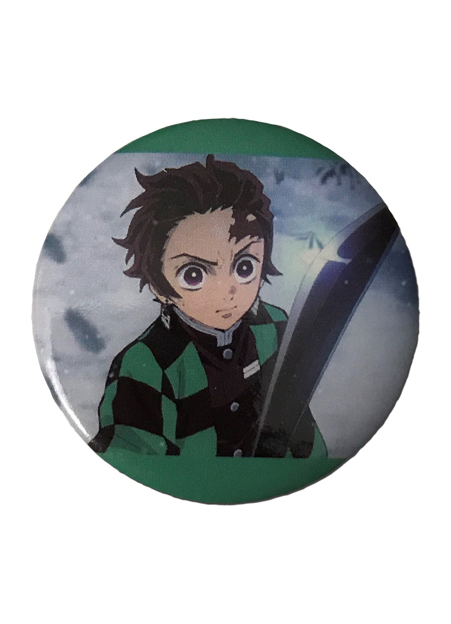 Demon Slayer The Movie - Infinity Train Key Visuals Tanjiro Kamado Button