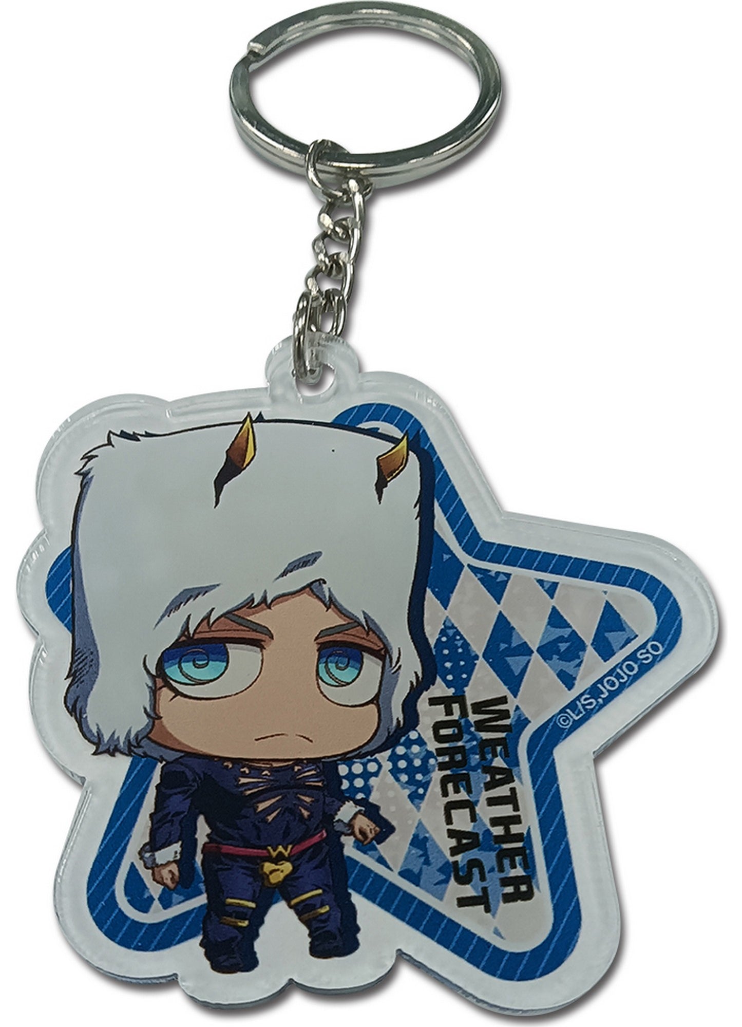 Jojos S5 Stone Ocean - Weather Forecast SD Acrylic Keychain
