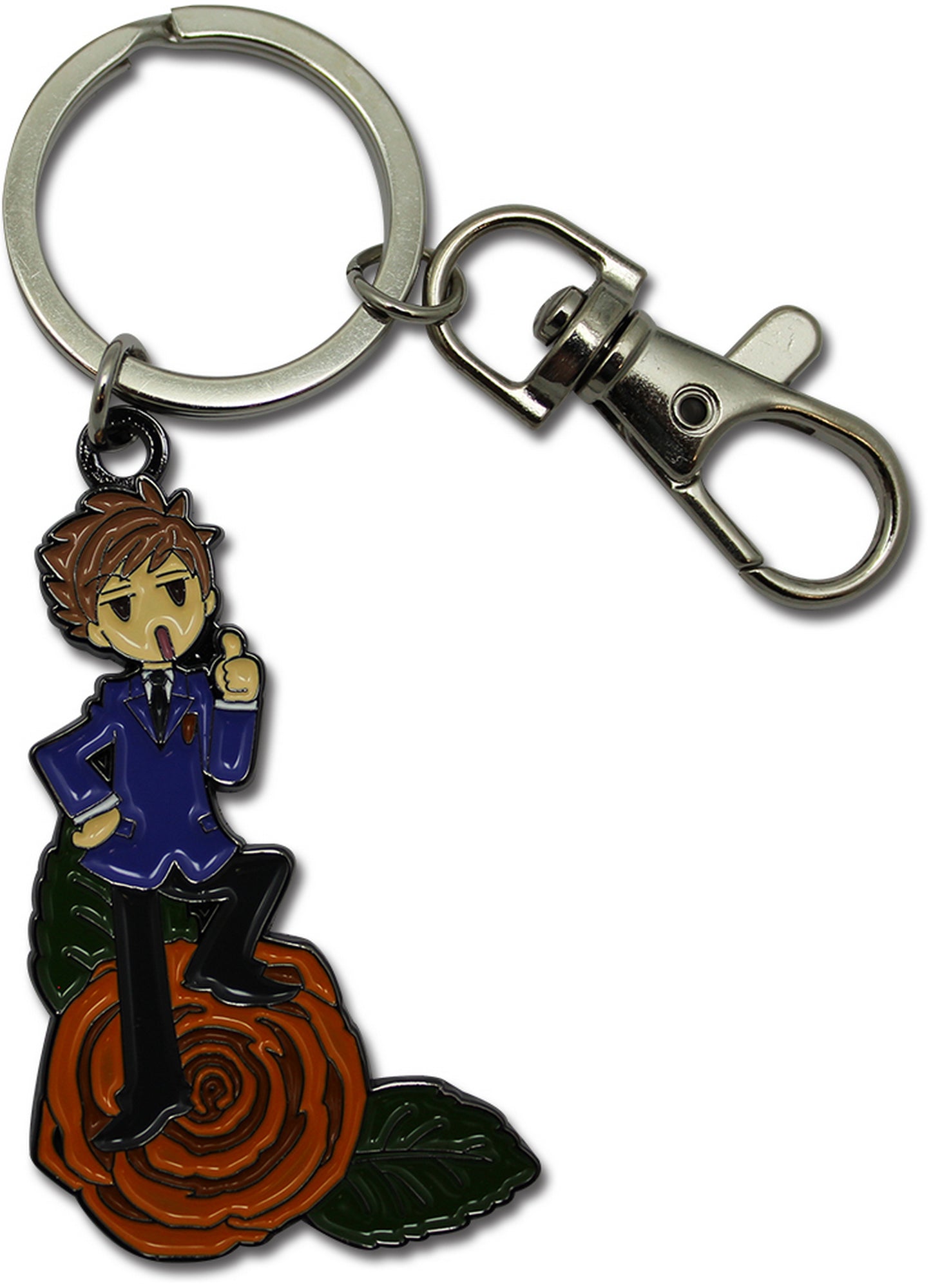 Ouran High School Host Club - SD Kaoru Hitachiin Metal Keychain