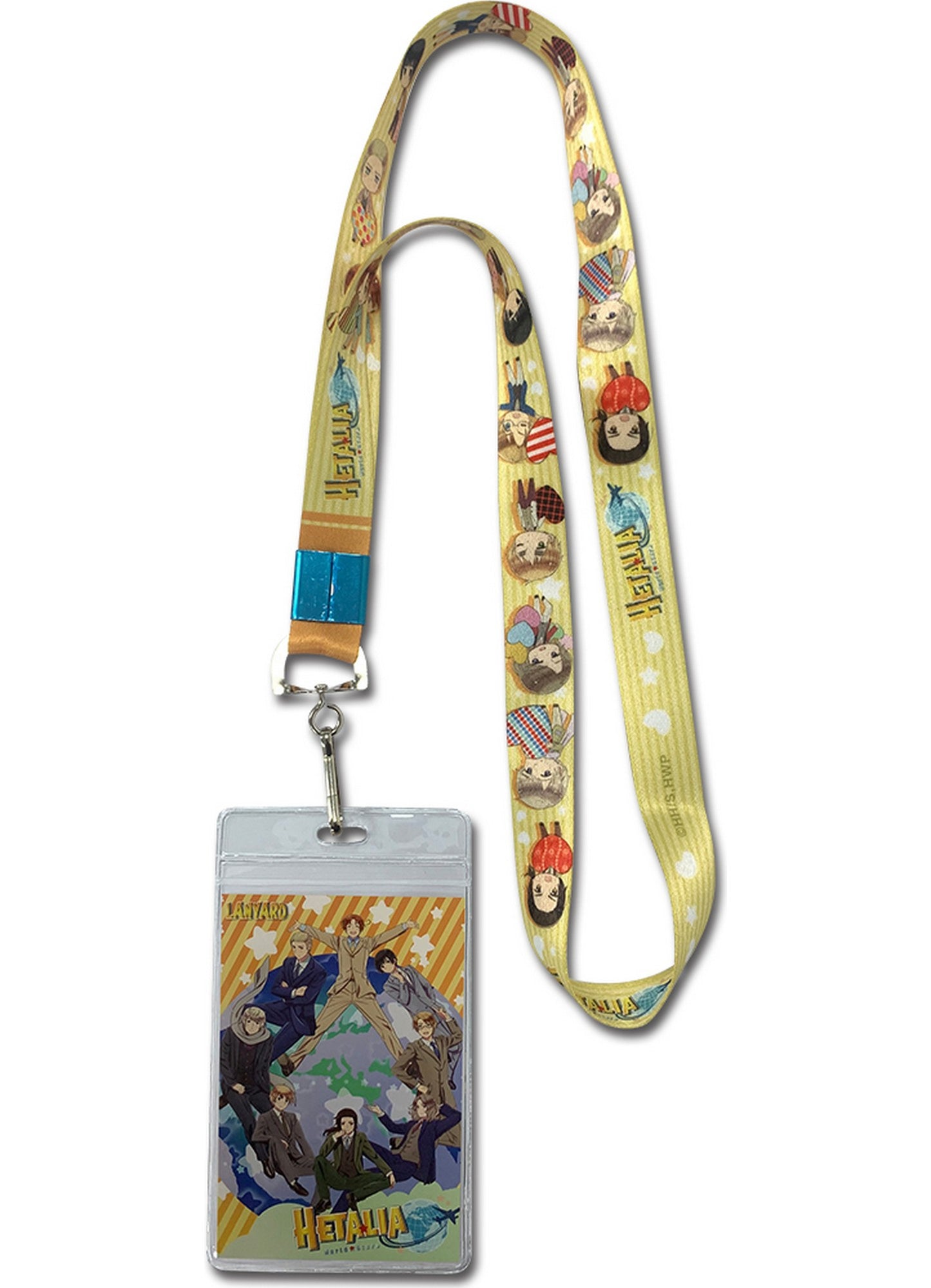 Hetalia Season 7 - SD Character Group 01 Lanyard