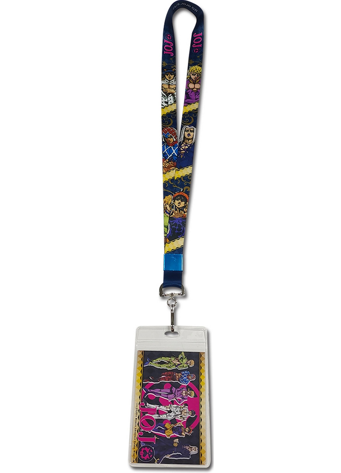 Jojo S4 - Group Character Rhombus Pattern Lanyard