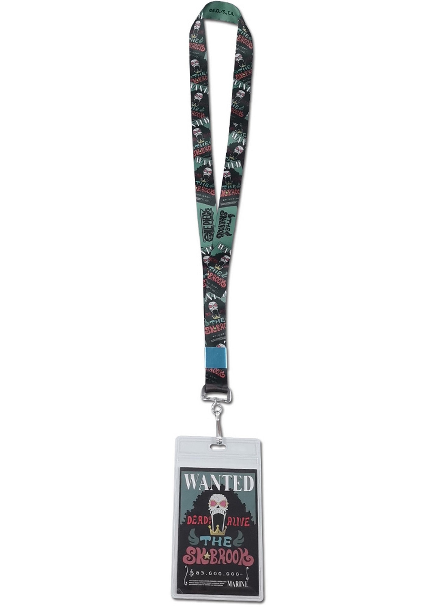 One Piece - Brook Wanted Poster Style #1 Lanyard