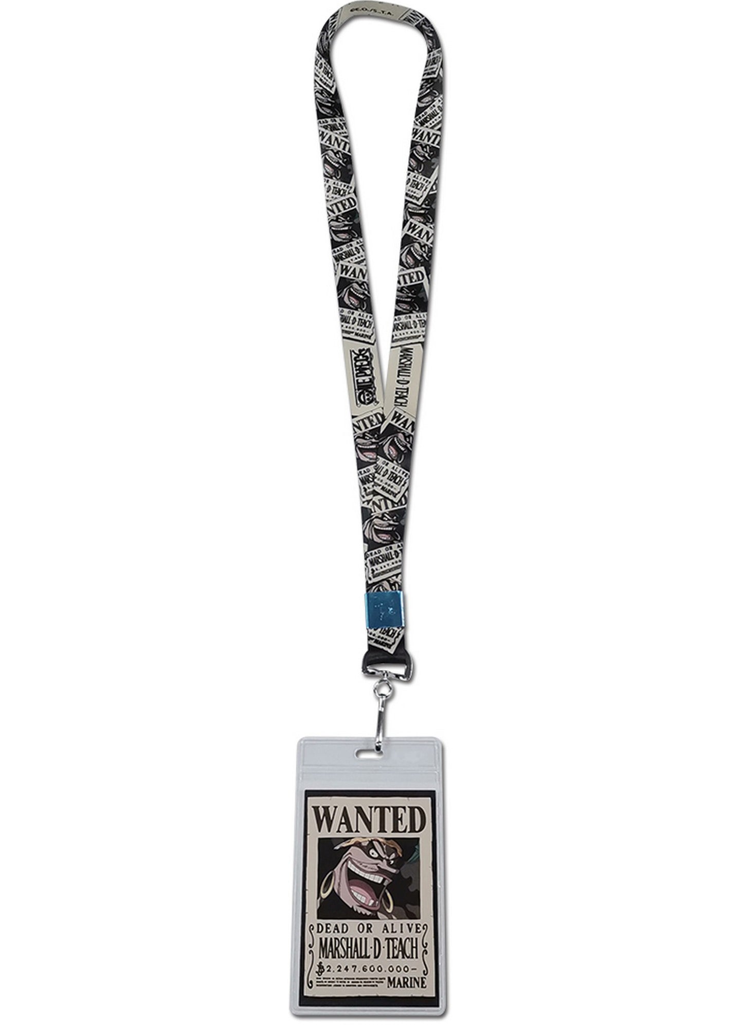 One Piece - Marshall D. Teach Wanted Poster Style #1 Lanyard