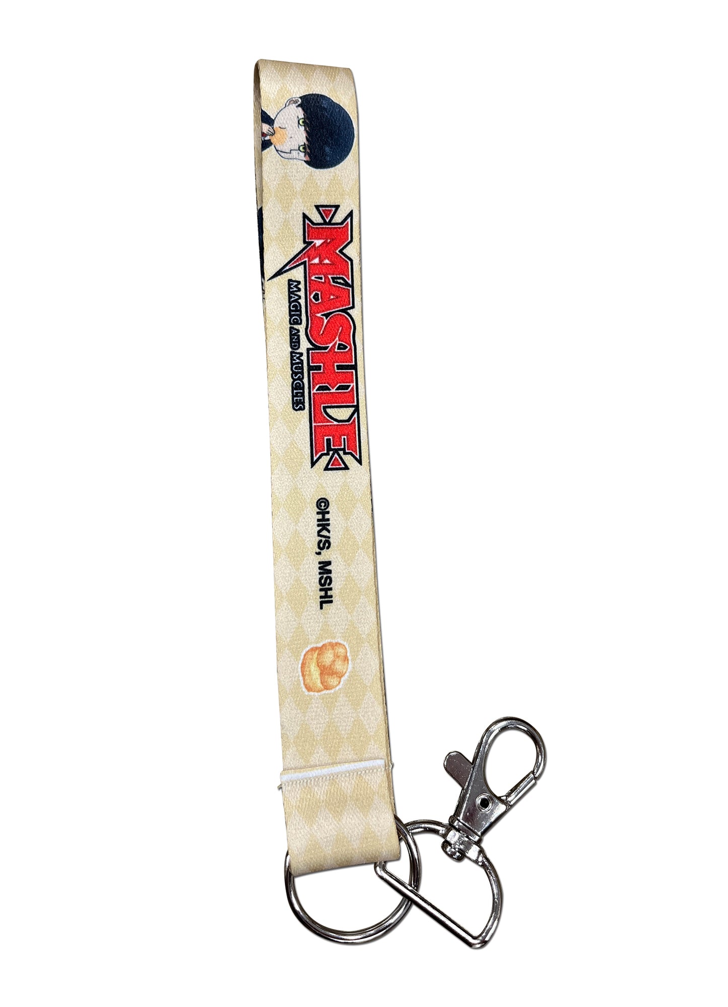 Mashle - SD Mash Burnedead Eat Puffs Wristband Lanyard