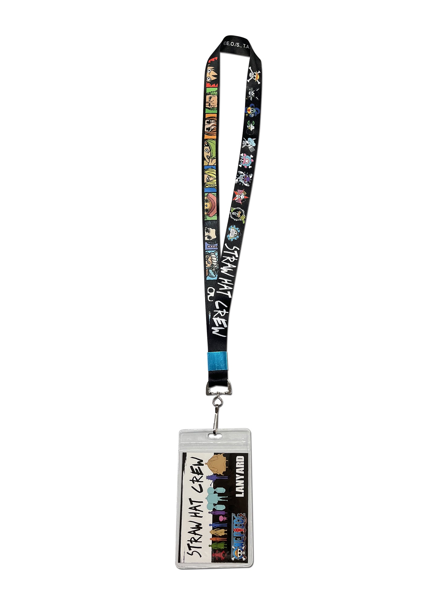 One Piece - Straw Hat Pirates Eyes Art With Skull Icon Lanyard