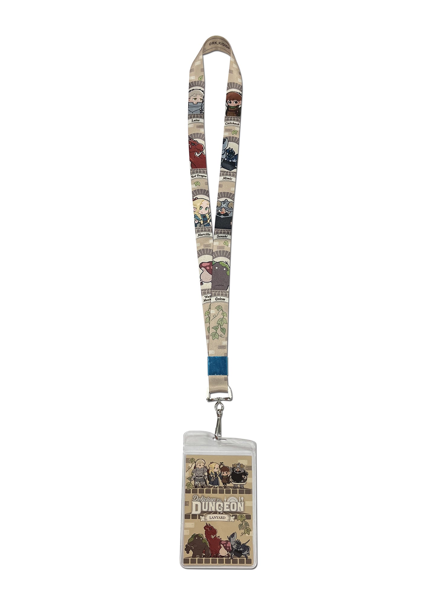 Delicious In Dungeon - SD Main Group With Moster Bricks Lanyard