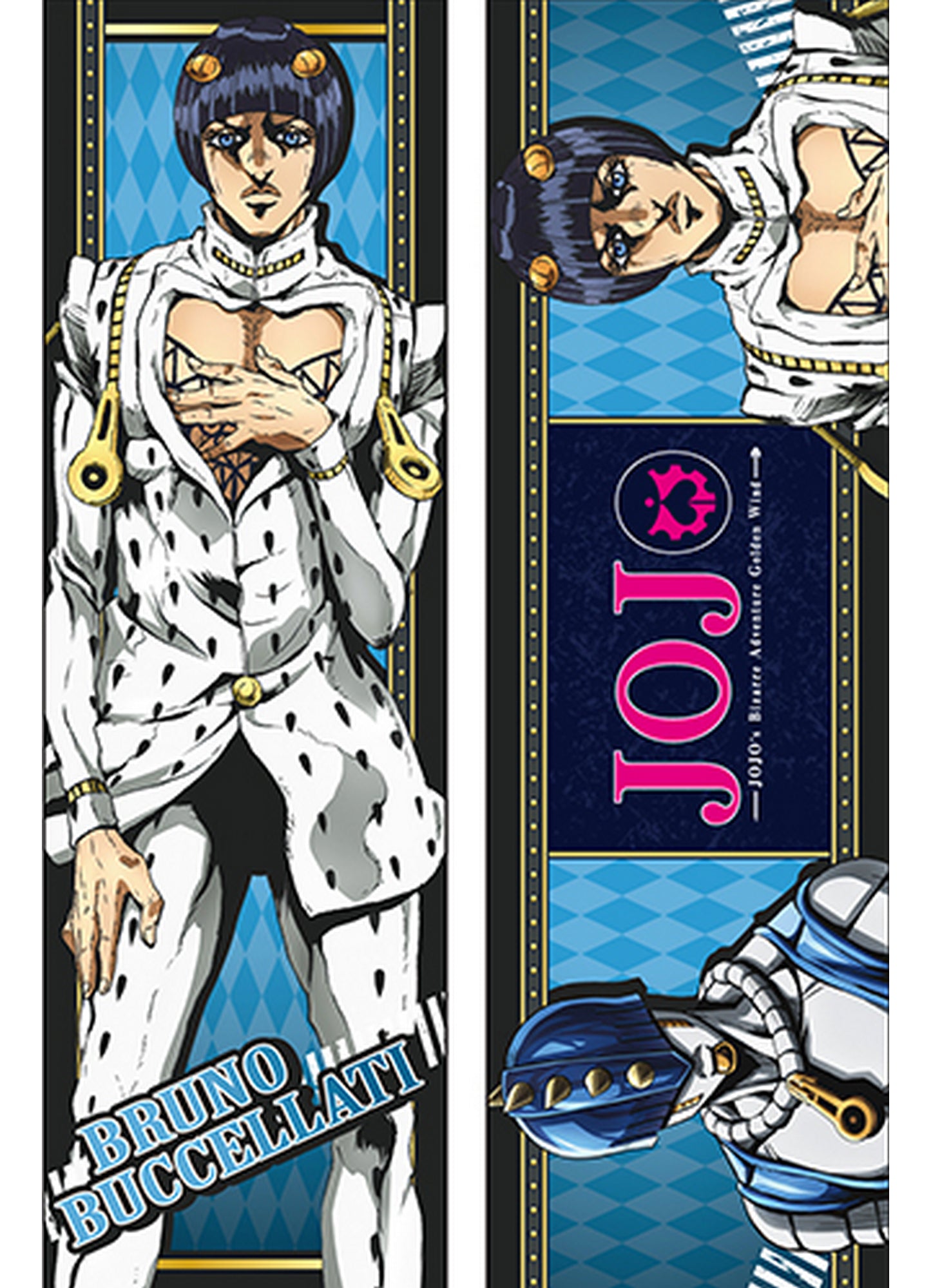 Jojos S4 - Bruno Bucciarati Body Pillow 13.3"W x 43"H