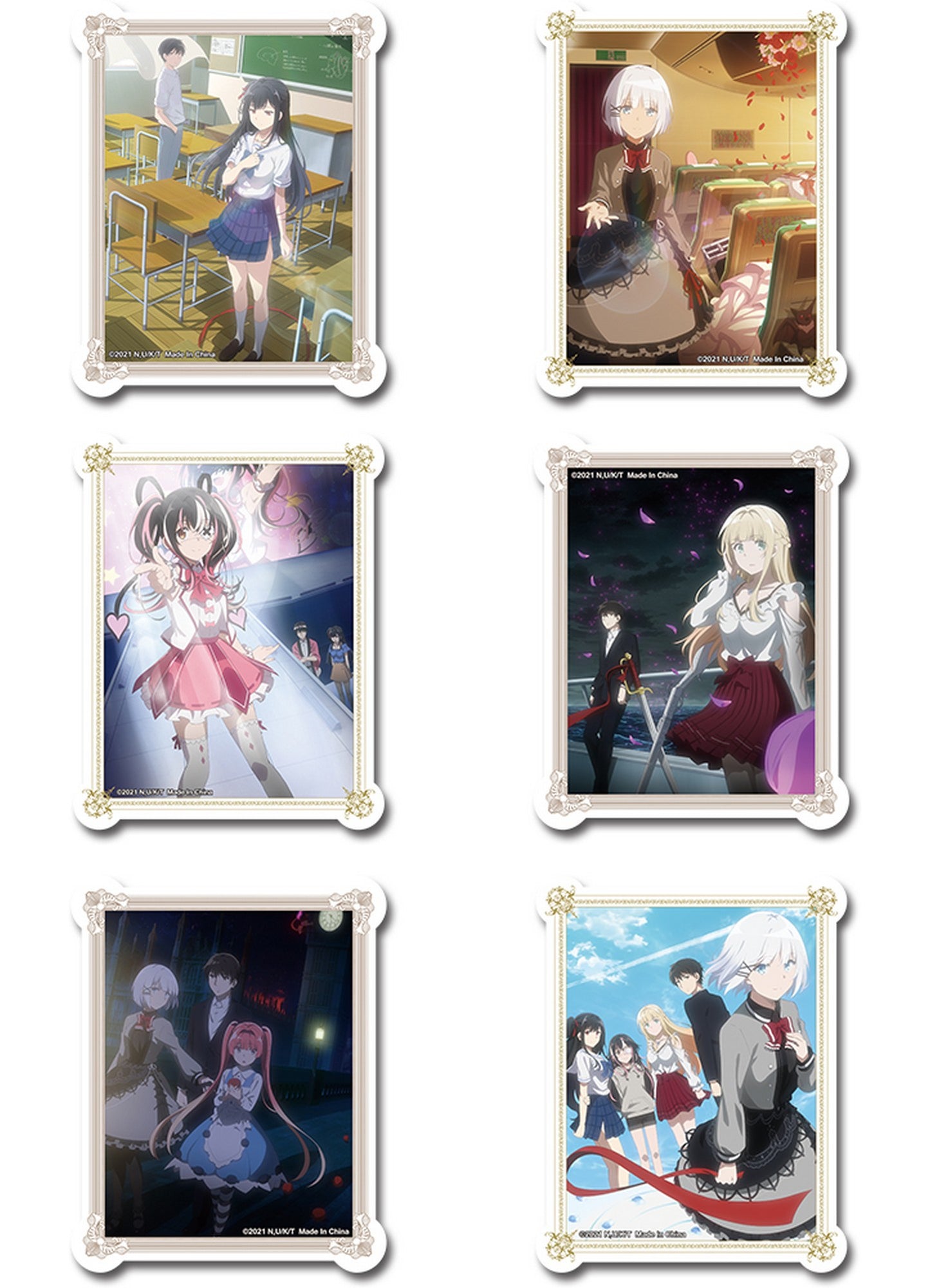 The Detective Is Already Dead - Key Art Die-Cut Sticker Set