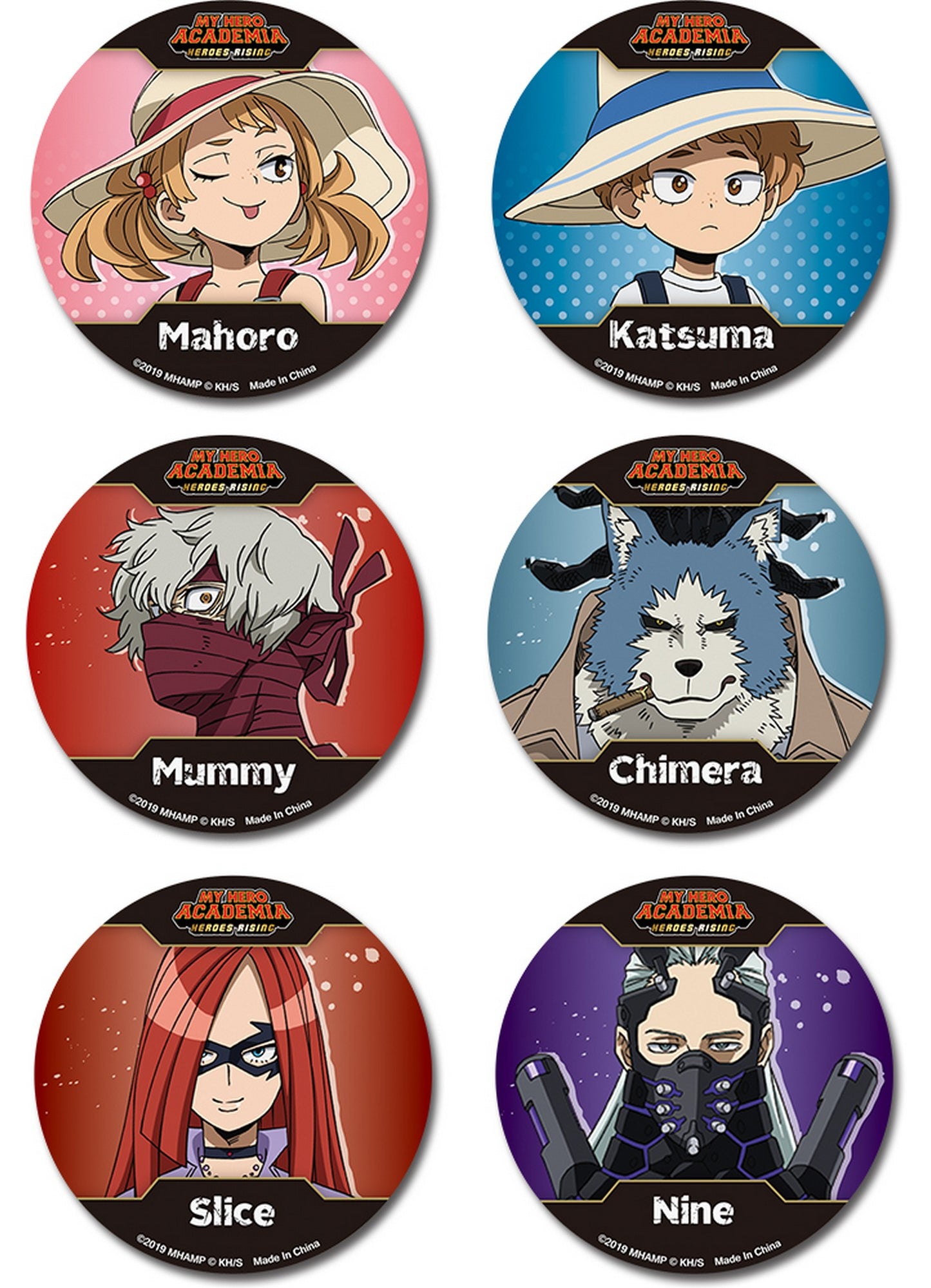 My Hero Academia Movie 2 - Character Die-Cut Sticker Set