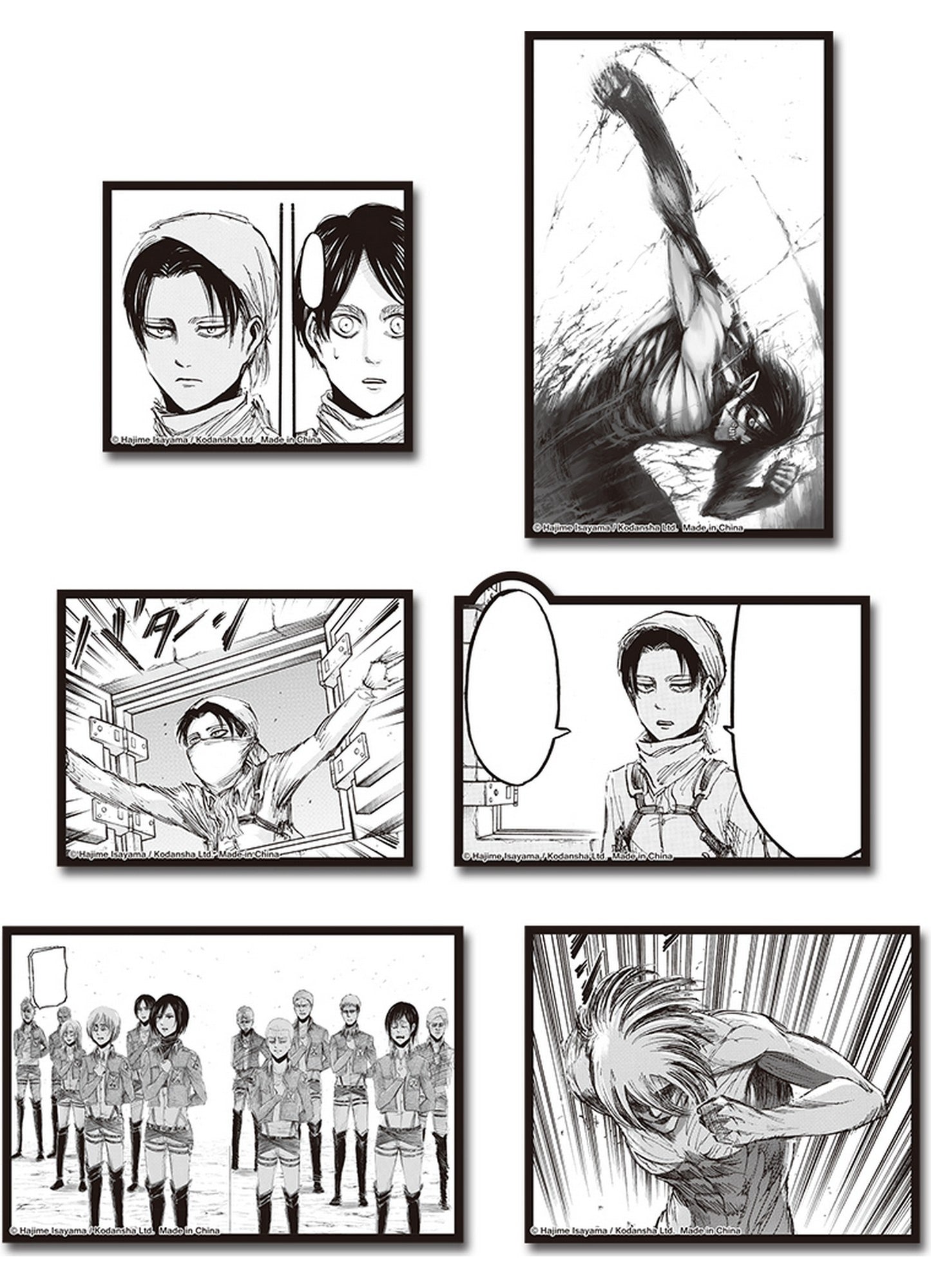Attack On Titan (Manga) - Vol 05 Manga Die - Cut Sticker Set