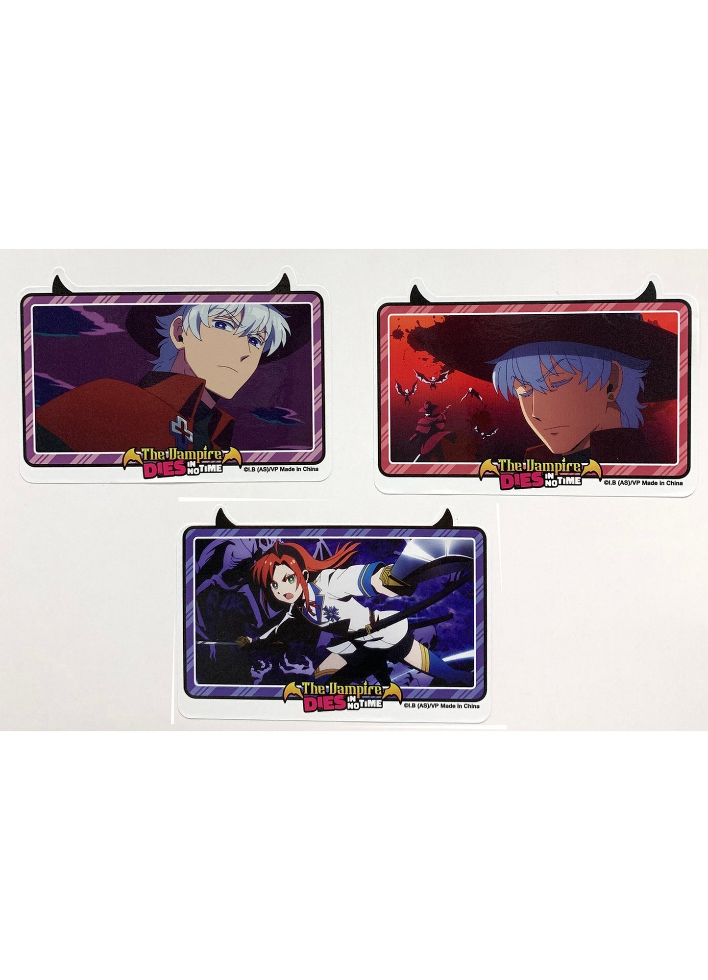 The Vampire Dies In No Time - No Draluc Die-Cut Sticker