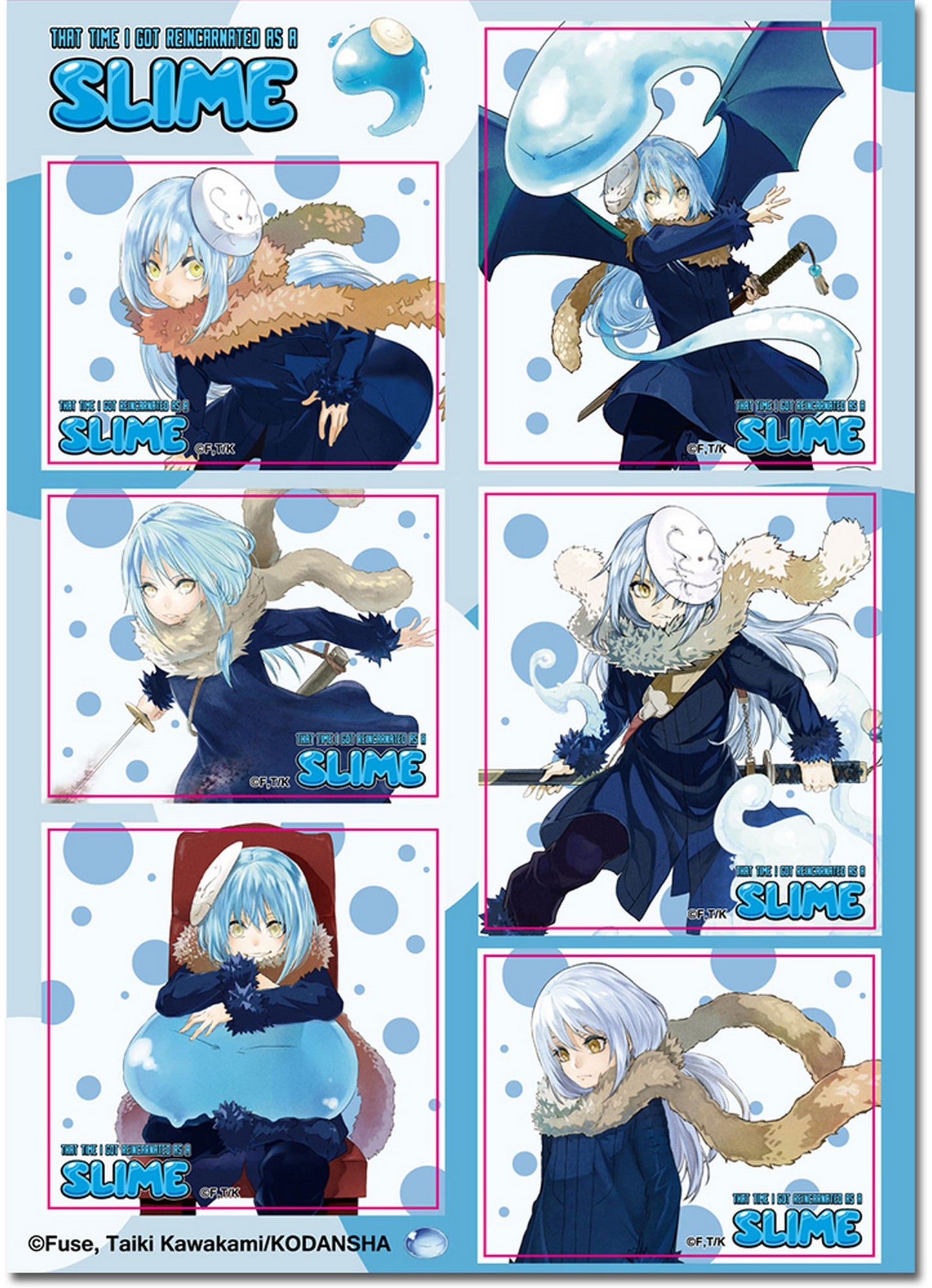 That Time I Got Reincarnated As A Slime (Manga) - Rimuru Sticker 5"W X 7"H