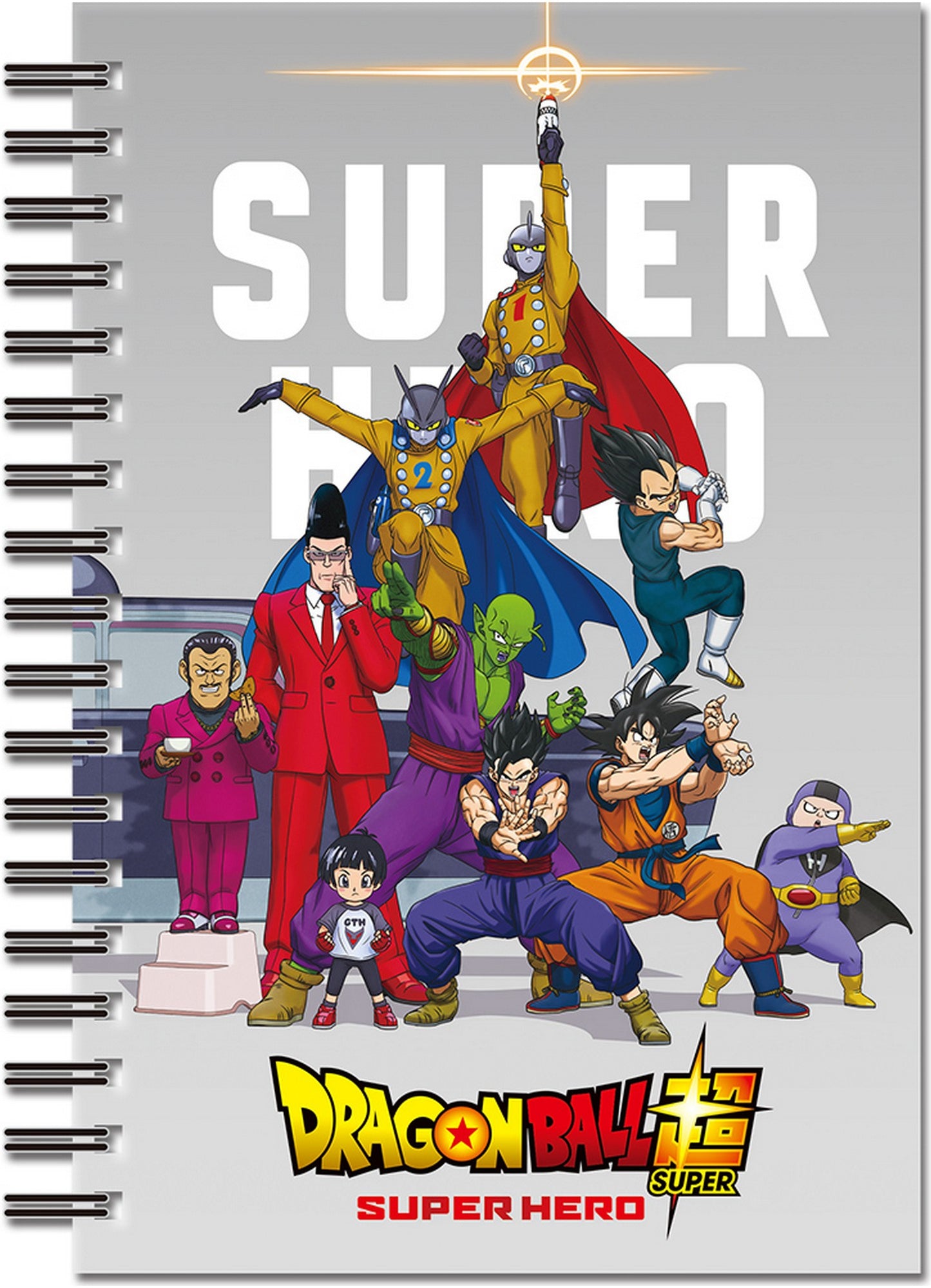 Dragon Ball Super Super Hero Movie - Group Key Visual Notebook 6"W X 9"H