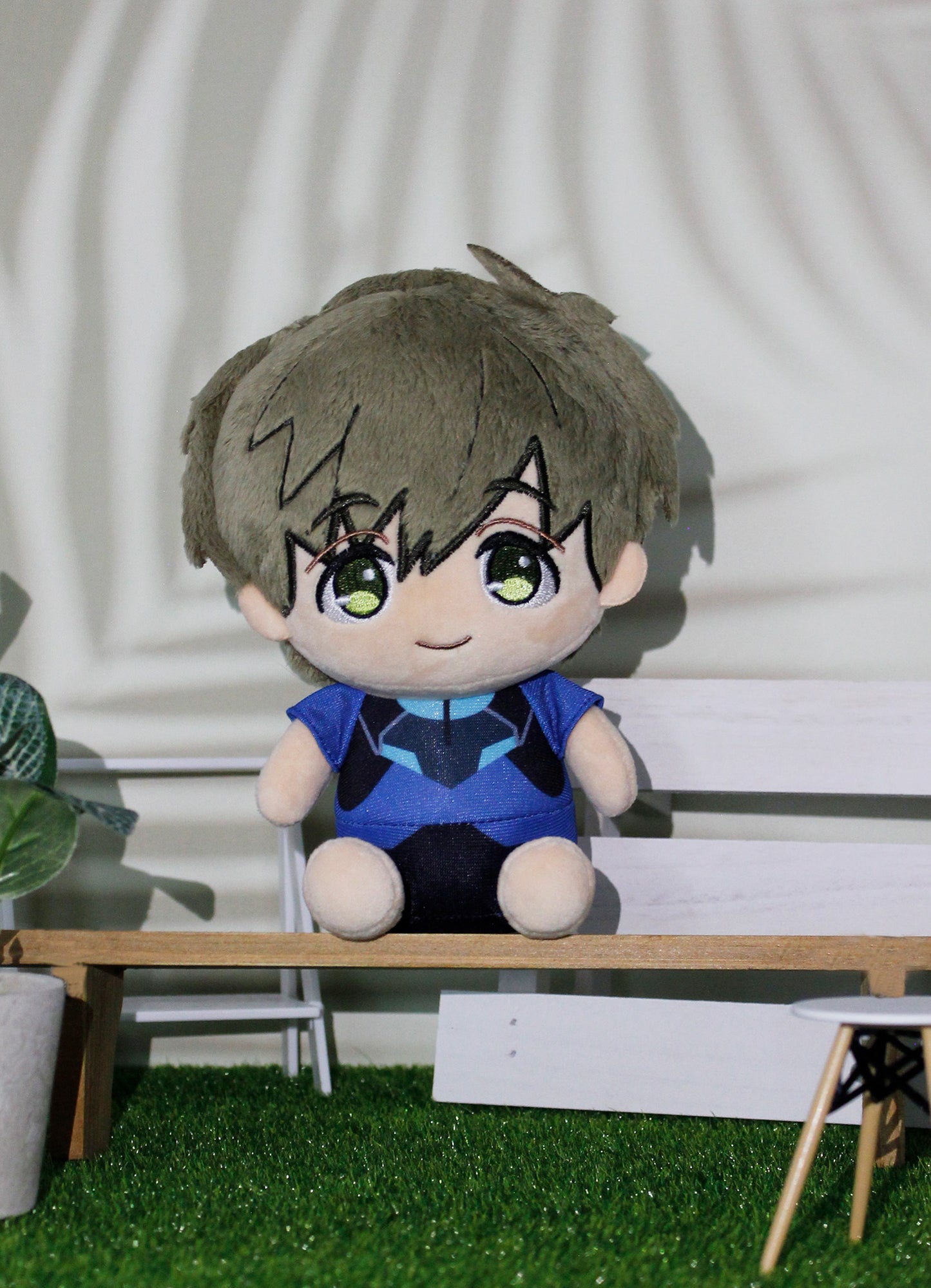 Free! S3 - Makoto Tachibana Sitting Pose Plush 7"H
