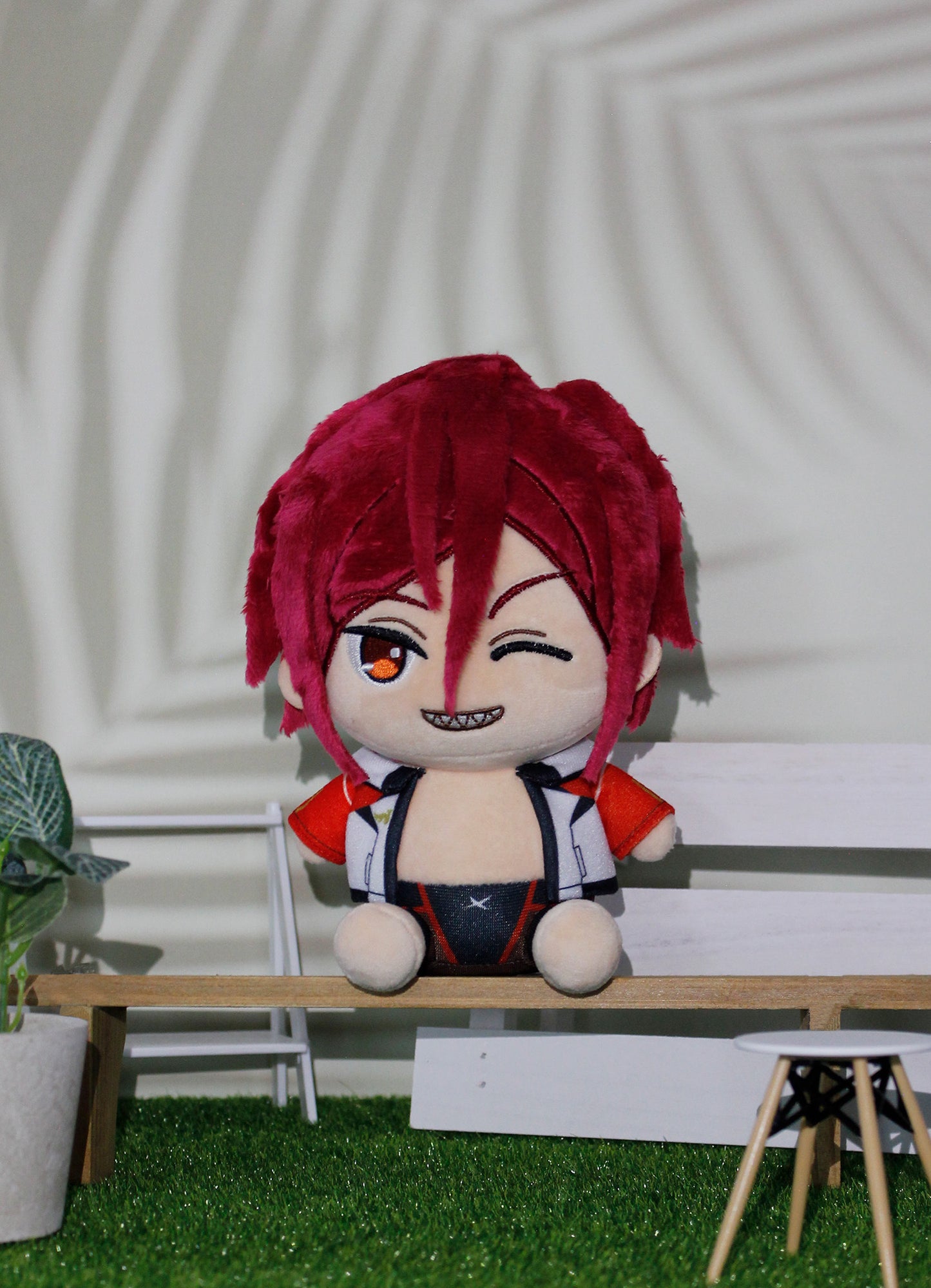 Free! S3 - Rin Matsuoka Sitting Pose Plush 7"H