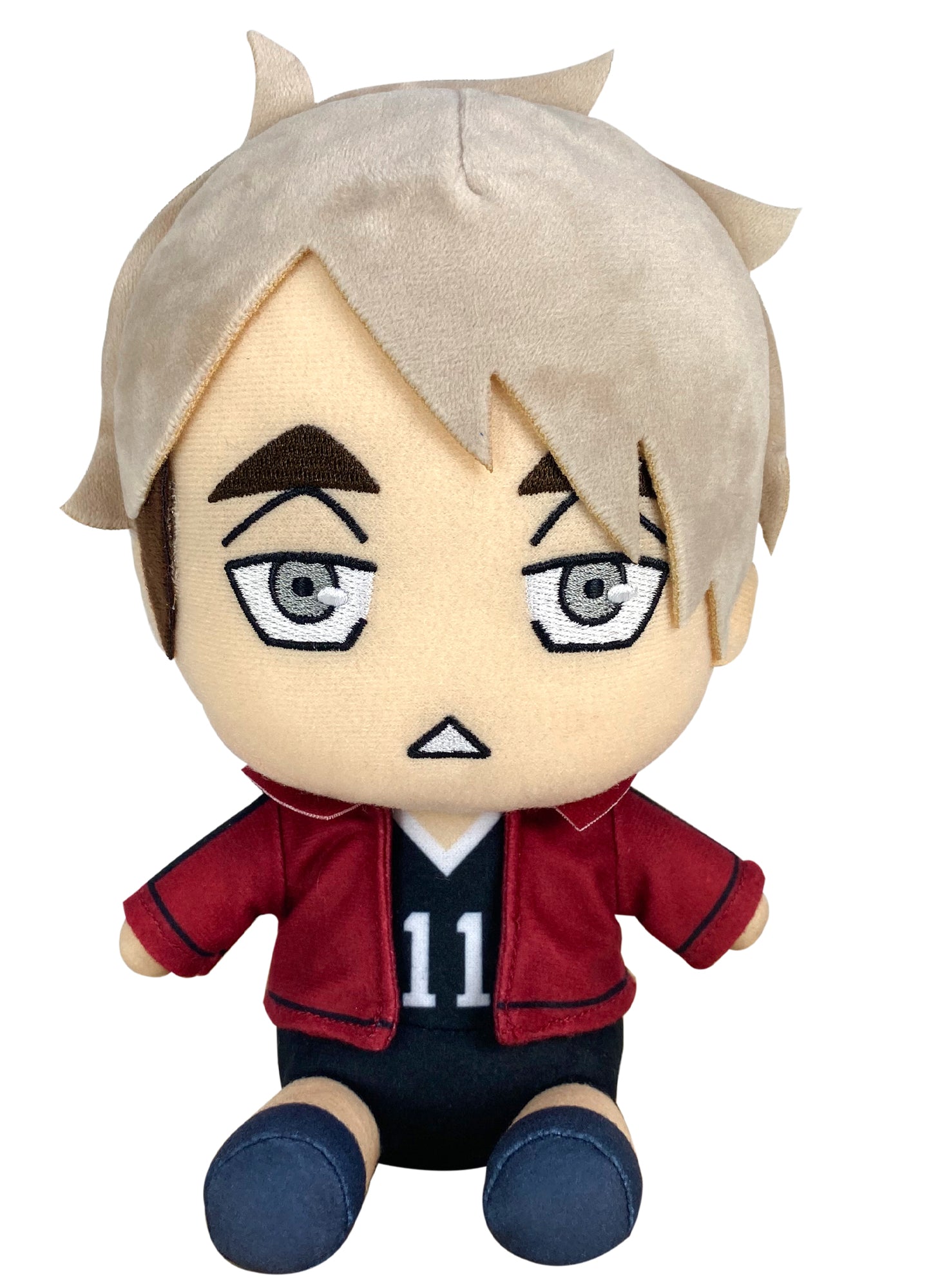 Haikyu S4 - Osamu Miya Jacket Sitting Pose Plush 7"H
