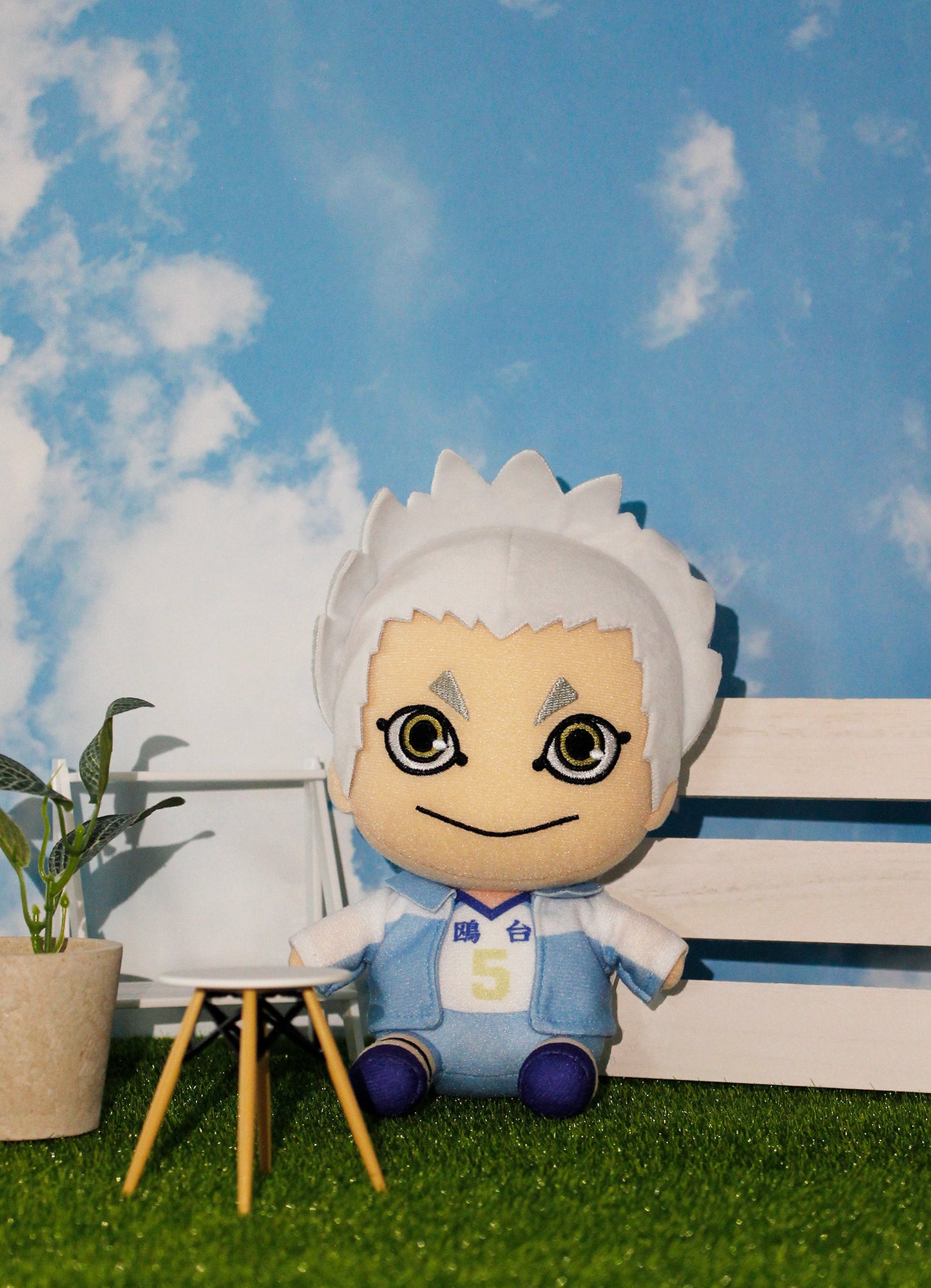 Haikyu S4 - Korai Hoshiumi Jacket Sitting Pose Plush 7"H