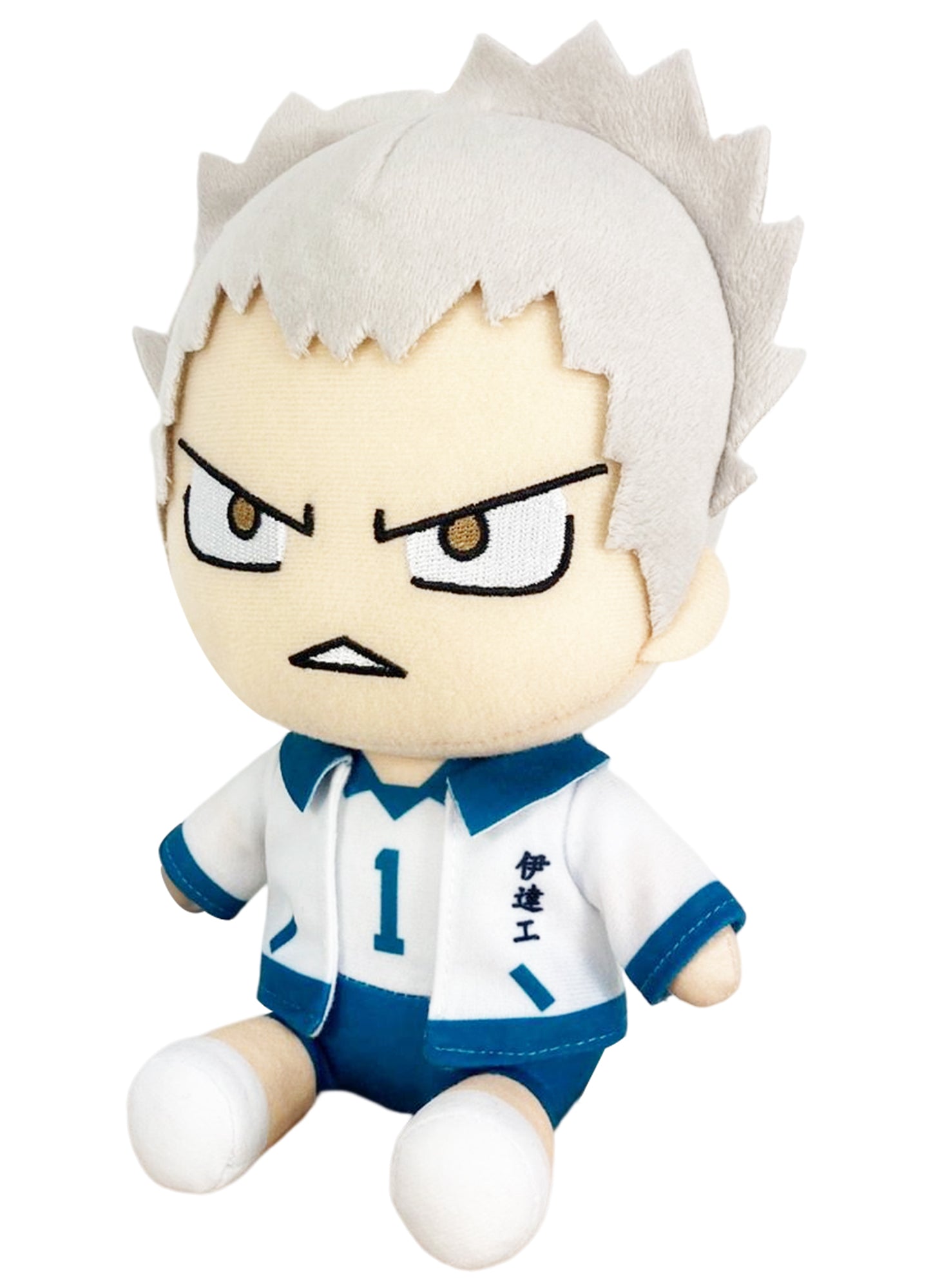 Haikyu S4 - Takanobu Aone Jacket Sitting Pose Plush 7"H