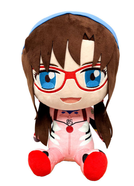 Evangelion New Movie - Mari Makinami Plug Suit Sitting Plush 12"H
