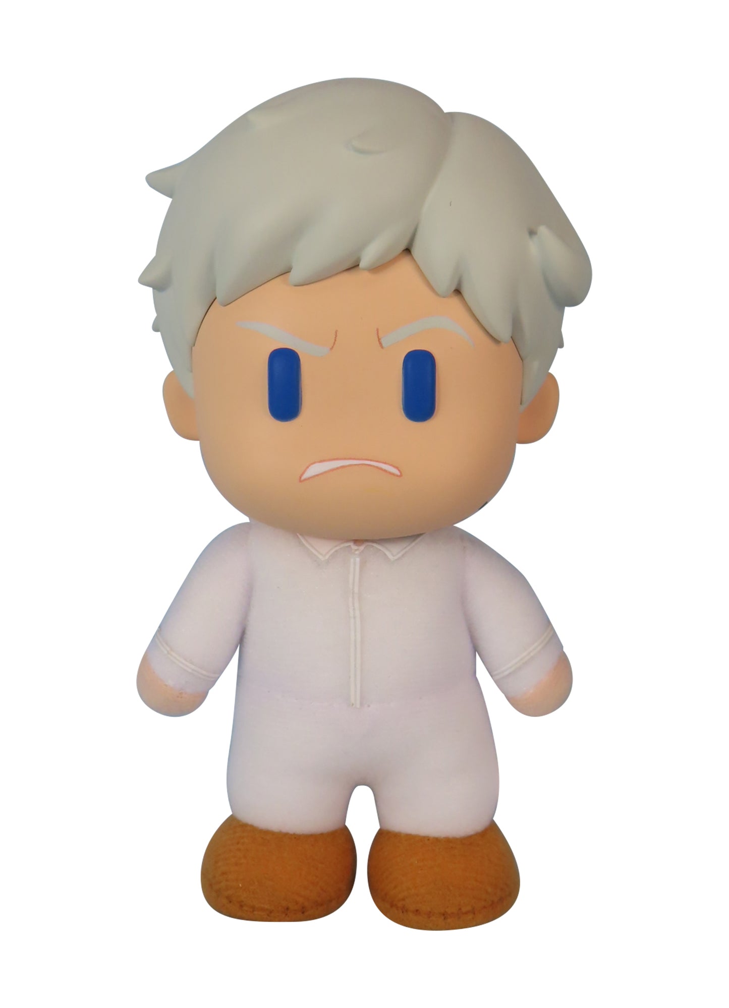 The Promised Neverland - Norman Angry Plastic Head Plush 4.5"H