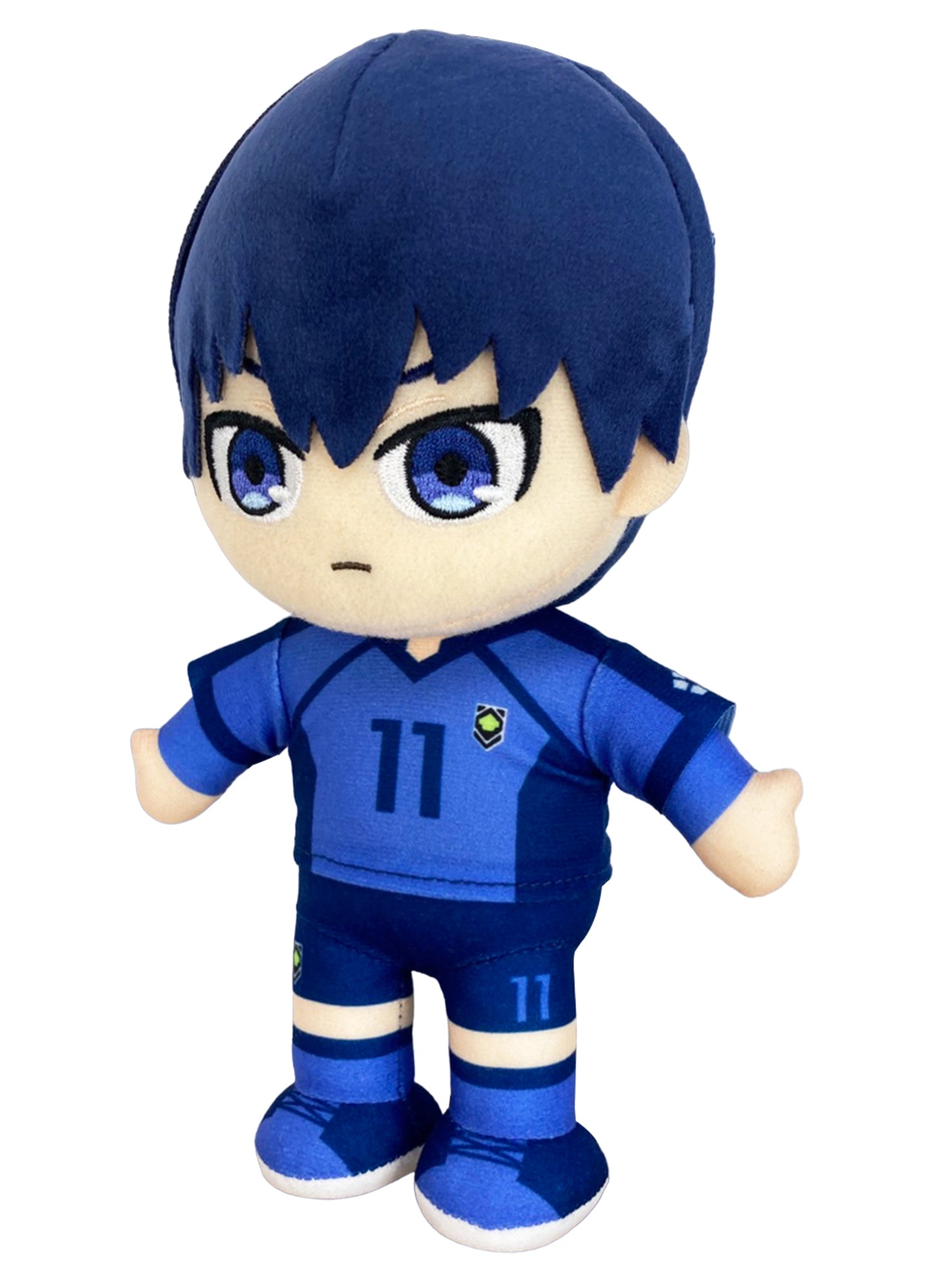 Blue Lock Manga - Yoichi Isagi #11 Jersey Movable Ver Plush 8"H
