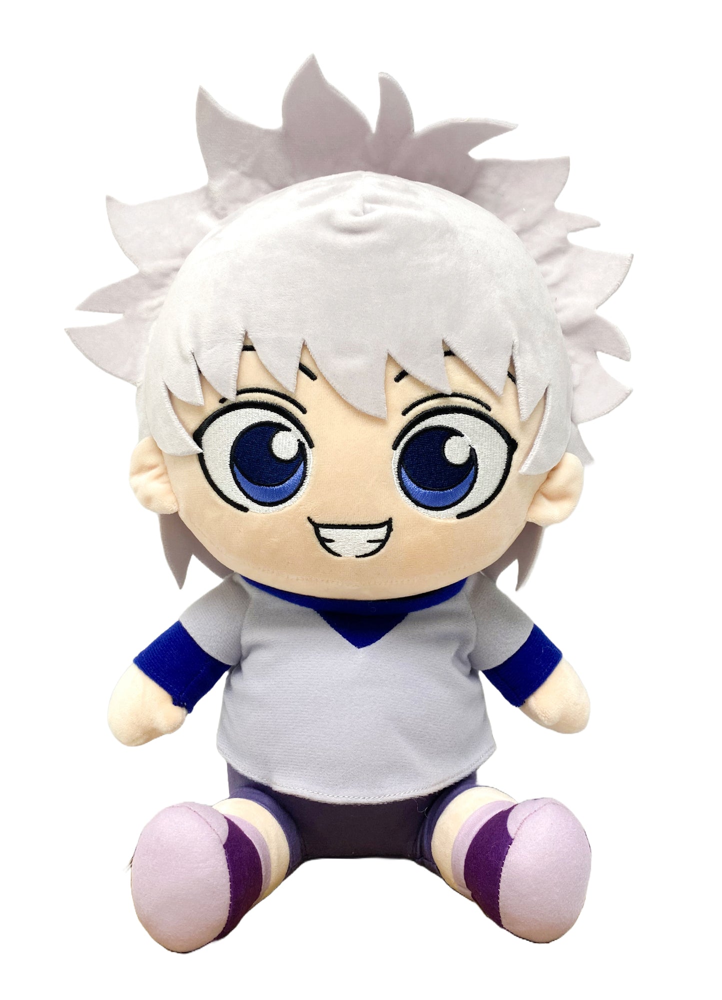 Hunter X Hunter - Killua Zoldyck #01 Sitting Pose Plush 12"H