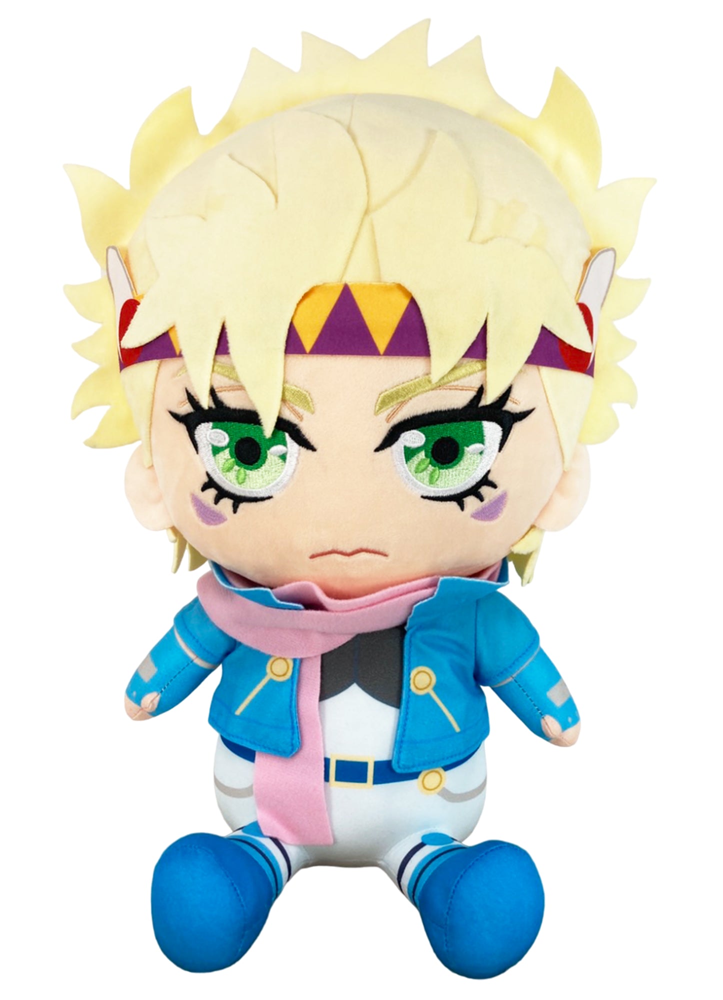 Jojo - Caesar Anthonio Zeppeli Sitting Plush 12"H