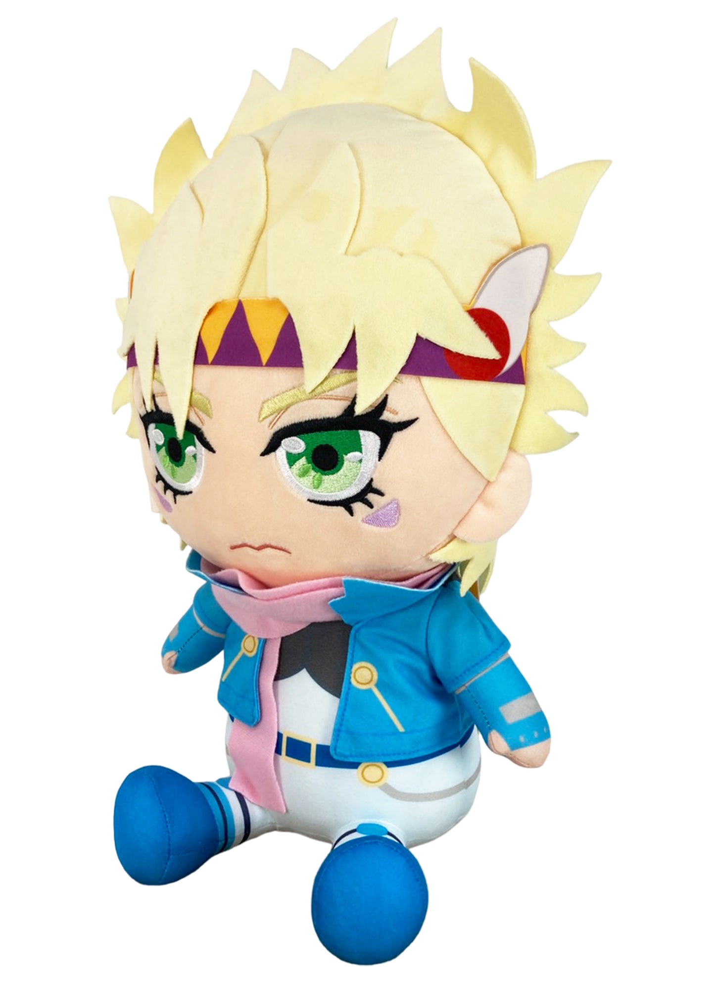 Jojo - Caesar Anthonio Zeppeli Sitting Plush 12"H
