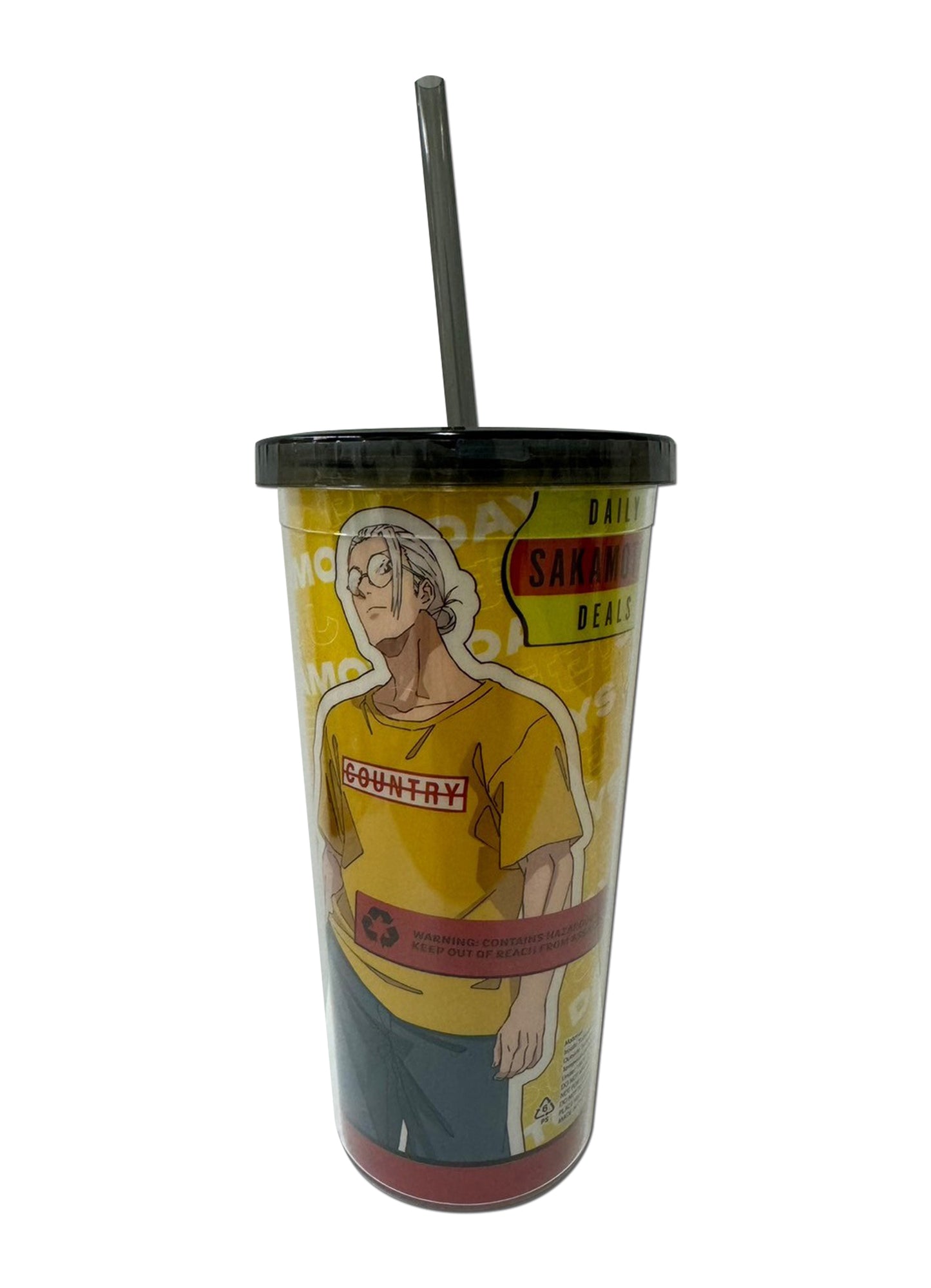 Sakamoto Days - Taro Sakamoto Tumbler With Straw 20Oz