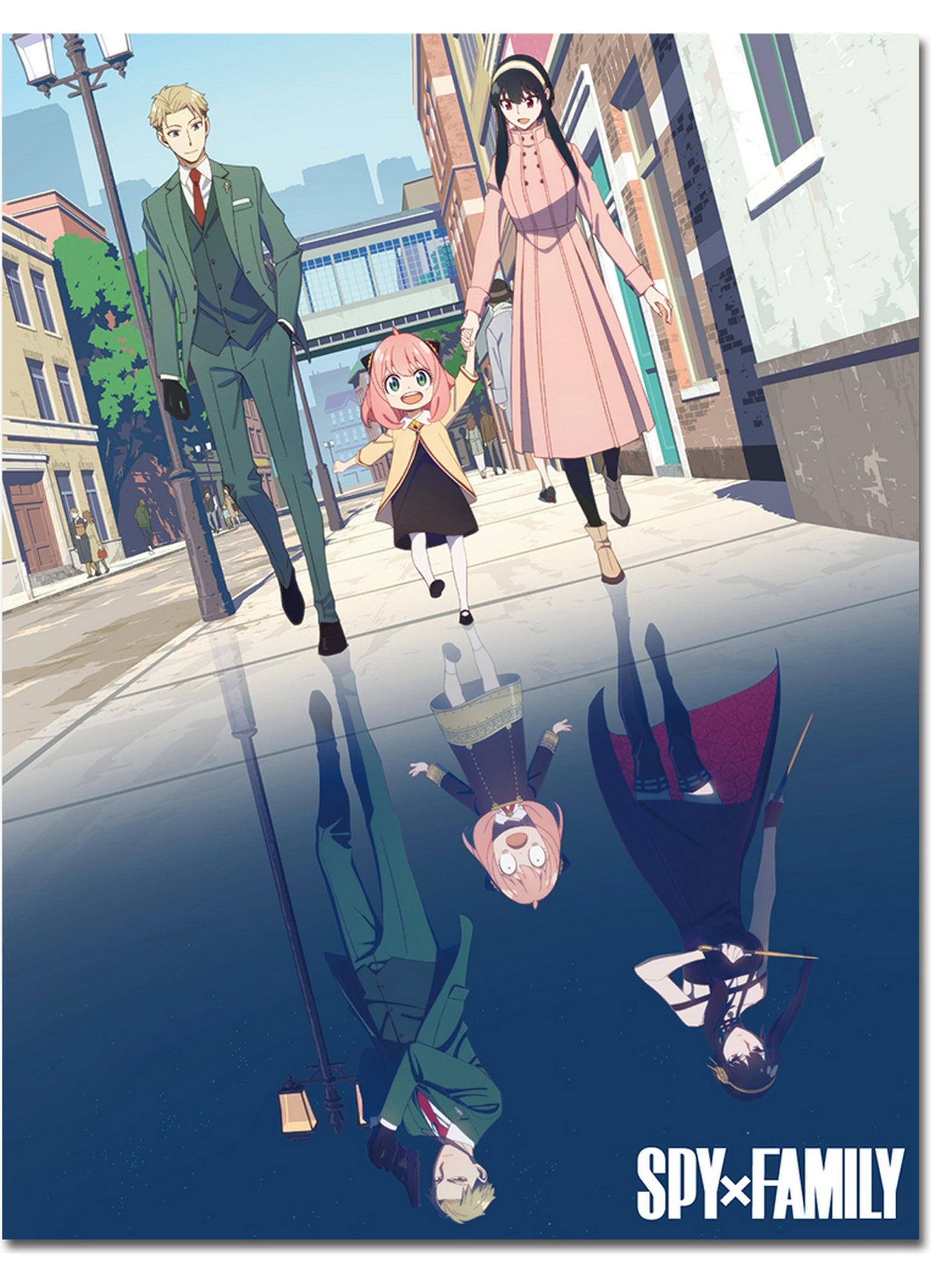 Spy X Family - Forger Family Concept Visual Throw Blanket 46"W x 60"H