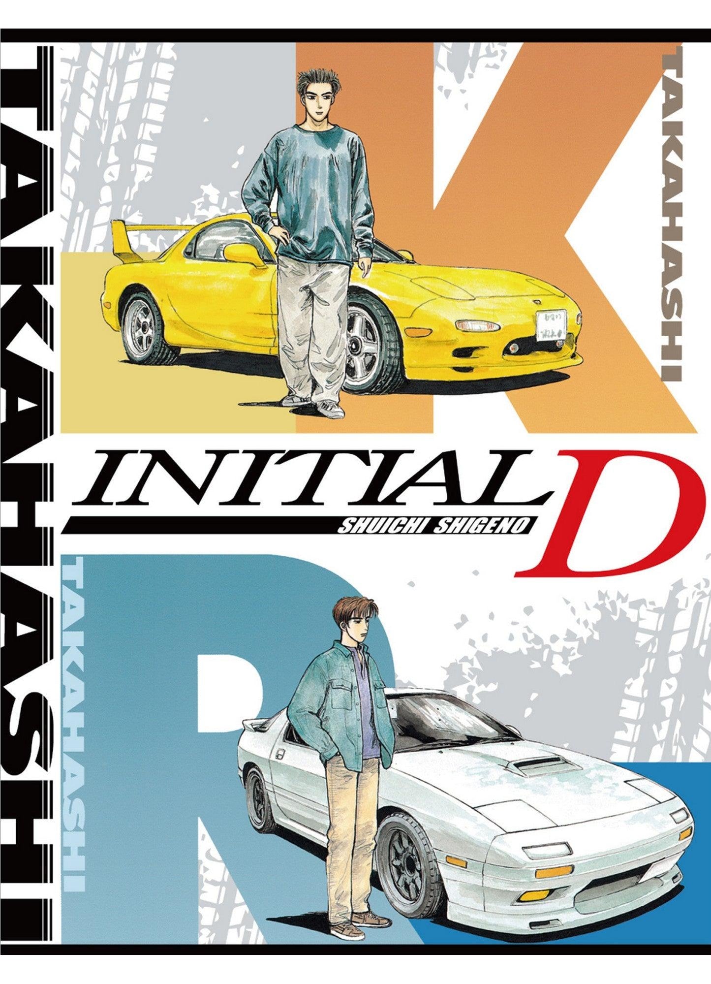 Initial D - Tryosuke & Keisuke Manga Art Throw Blanket