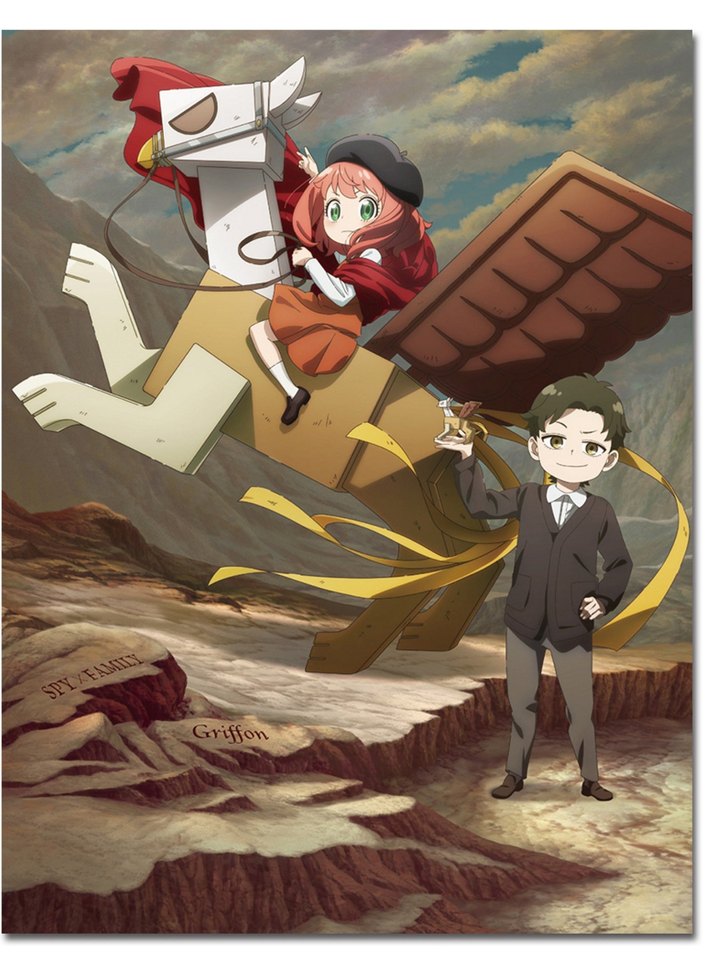 Spy X Family - Anya Forger and Damian Desmond Art Throw Blanket 46"W x 60"H