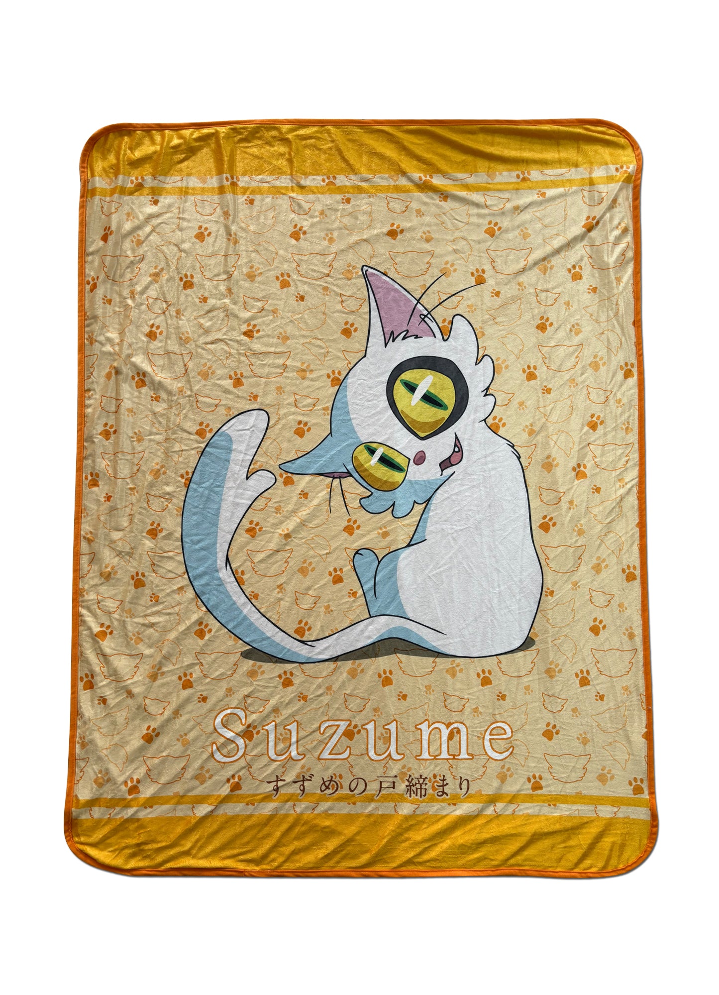 Suzume - Daijin Cat Pattern Throw Blanket