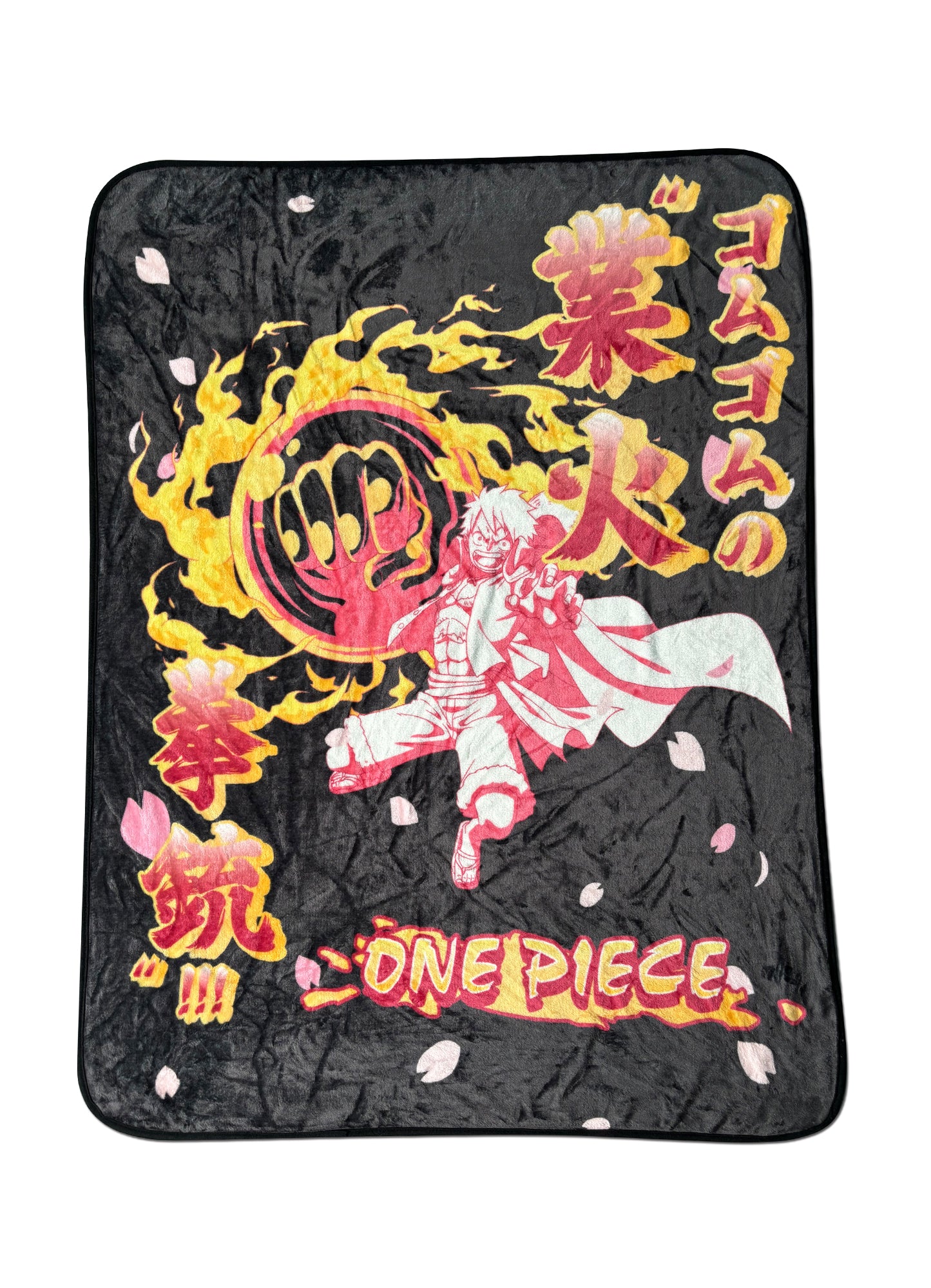 One Piece - Monkey D. Luffy Red Roc Throw Blanket 46"W x 60"H