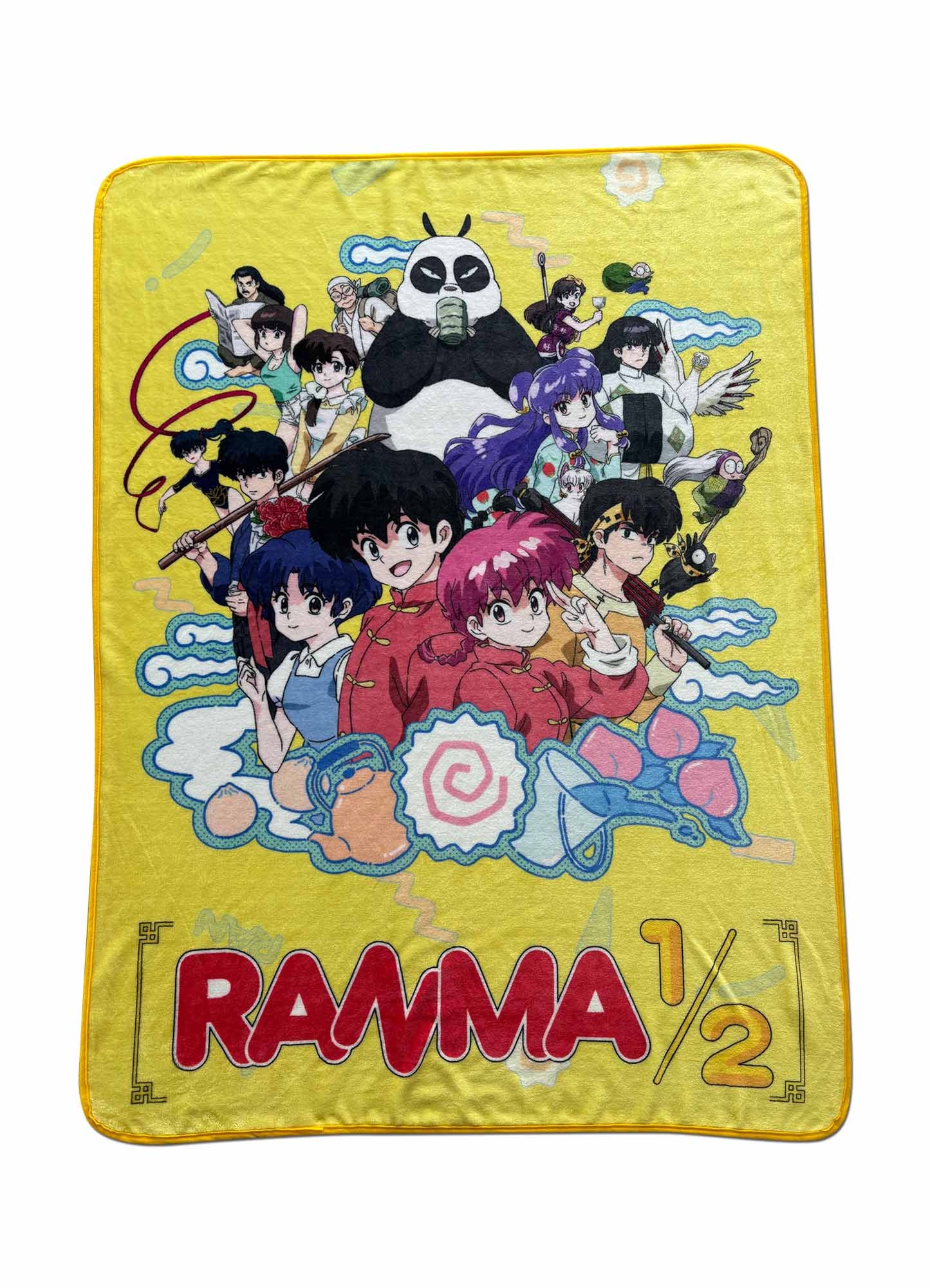 Ranma 1/2 - Character Group Key Visual Blanket 46"W x 60"H