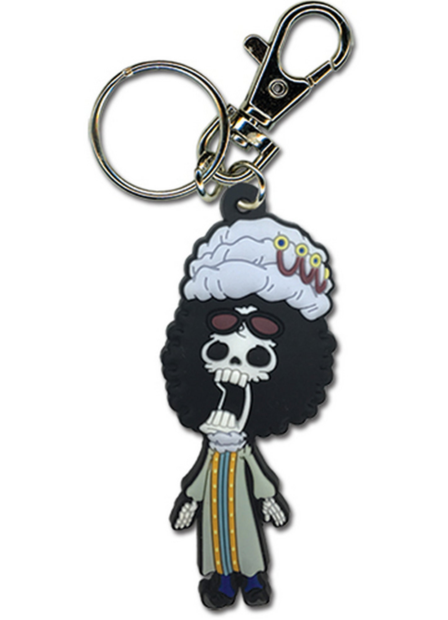 One Piece - Brook PVC Keychain 2.5"