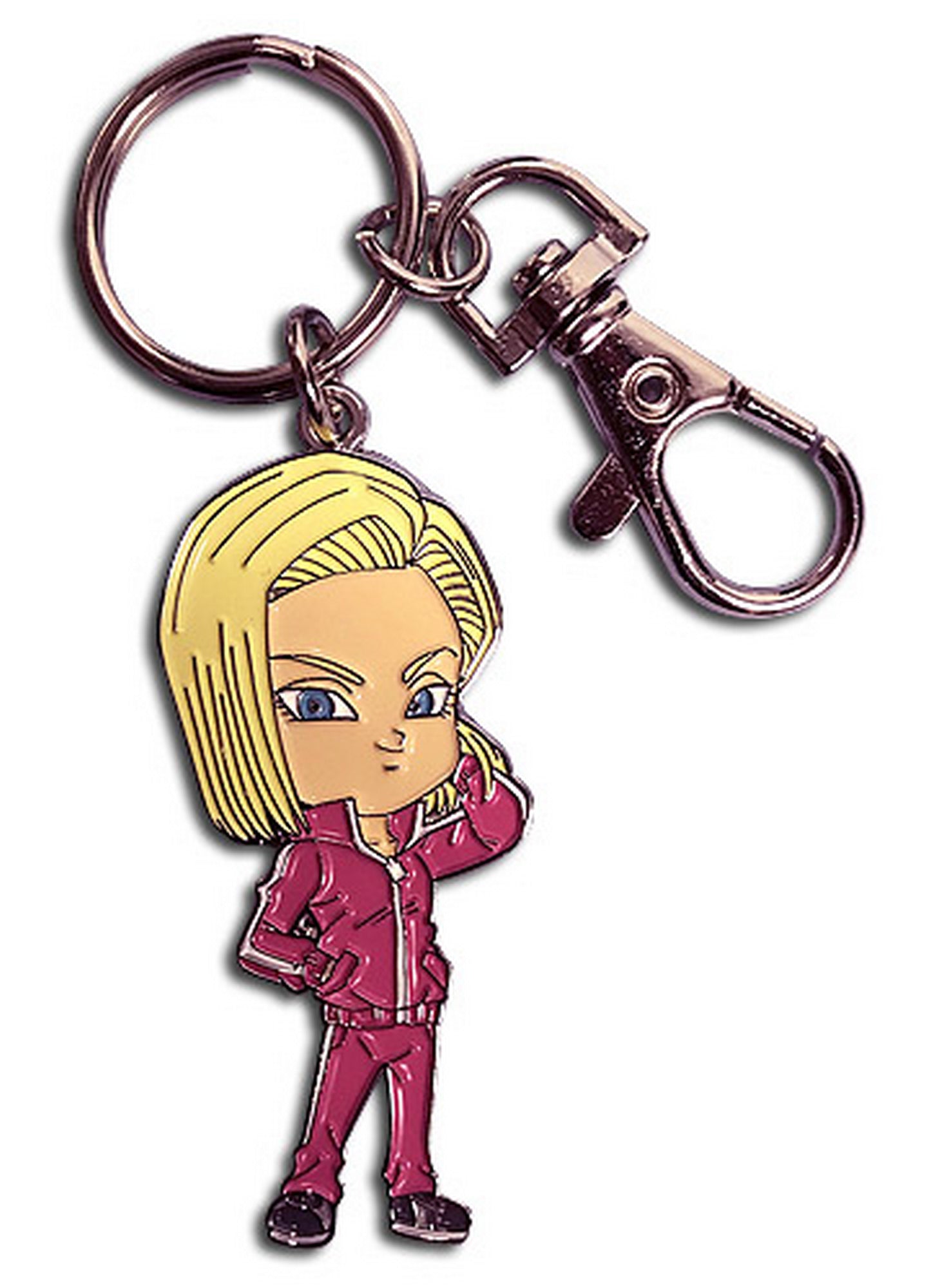 Dragon Ball Super - SD Android 18 Metal Keychain