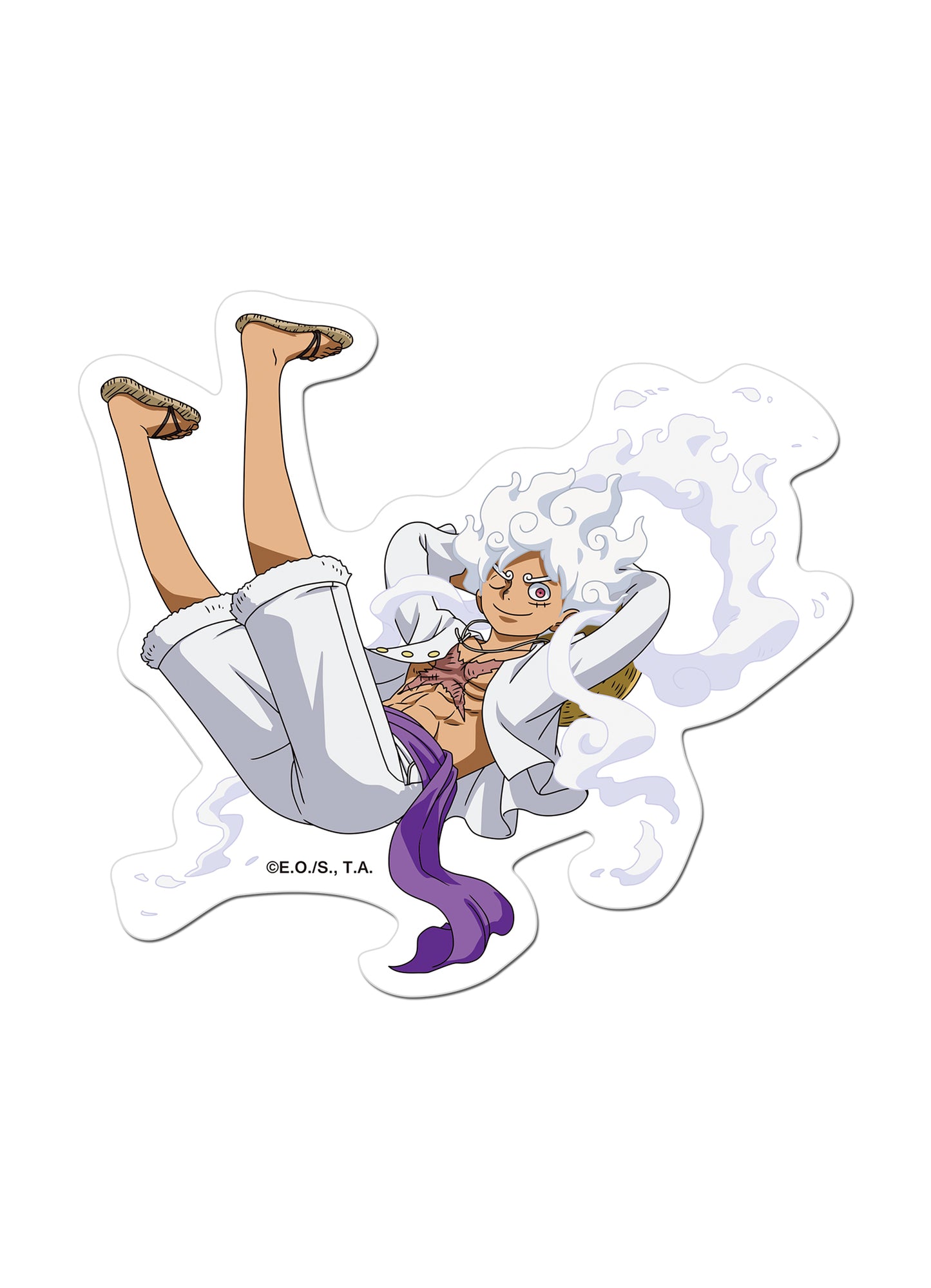 One Piece - Gear 5 Monkey D. Luffy 2 Car Sticker