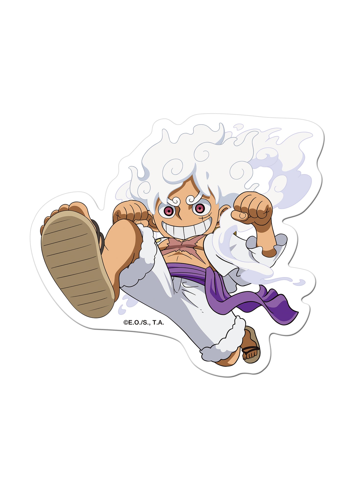 One Piece - Gear 5 Monkey D. Luffy 2 Car Sticker