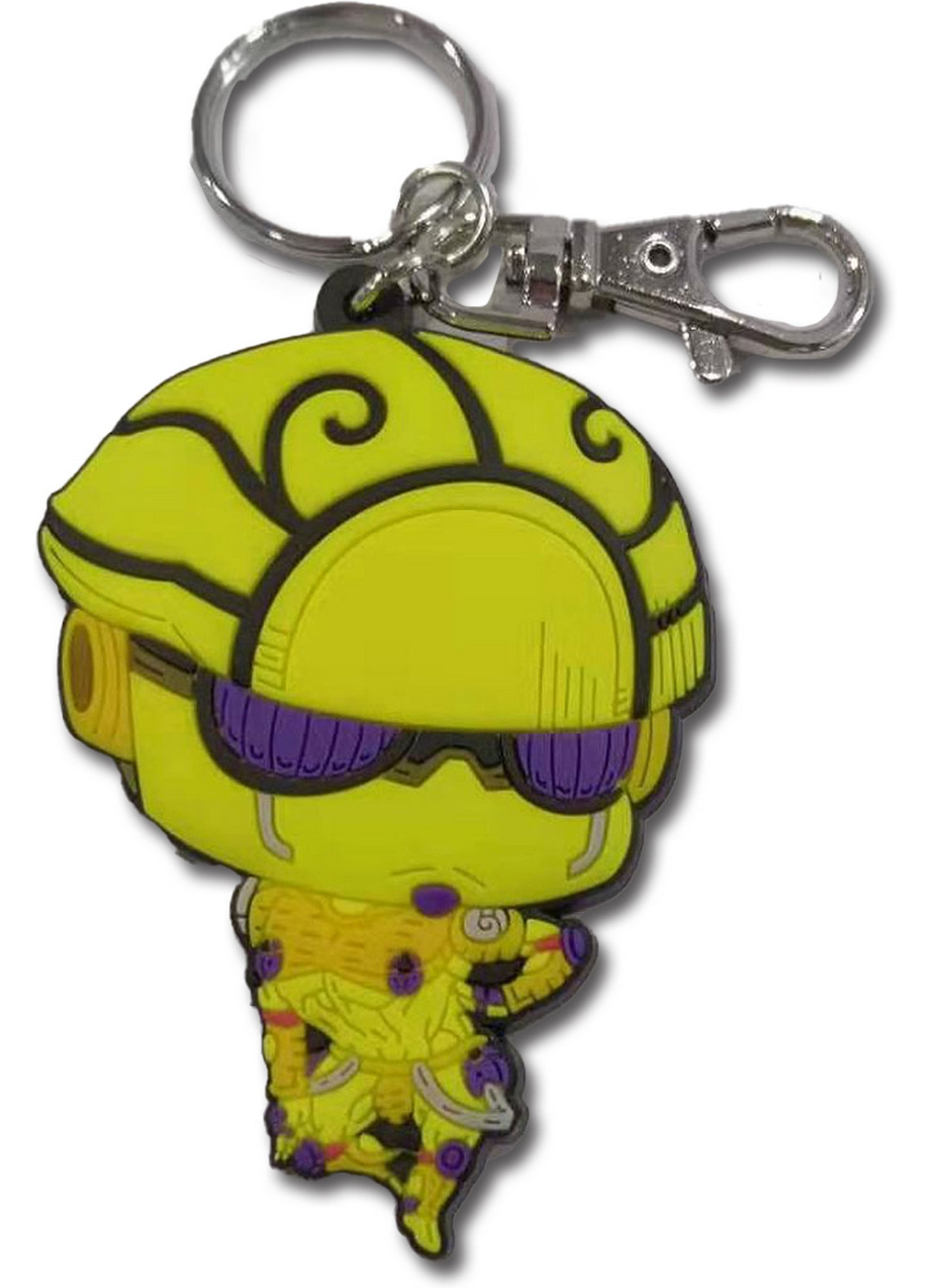 Jojos S4 - SD Golden Wind PVC Keychain